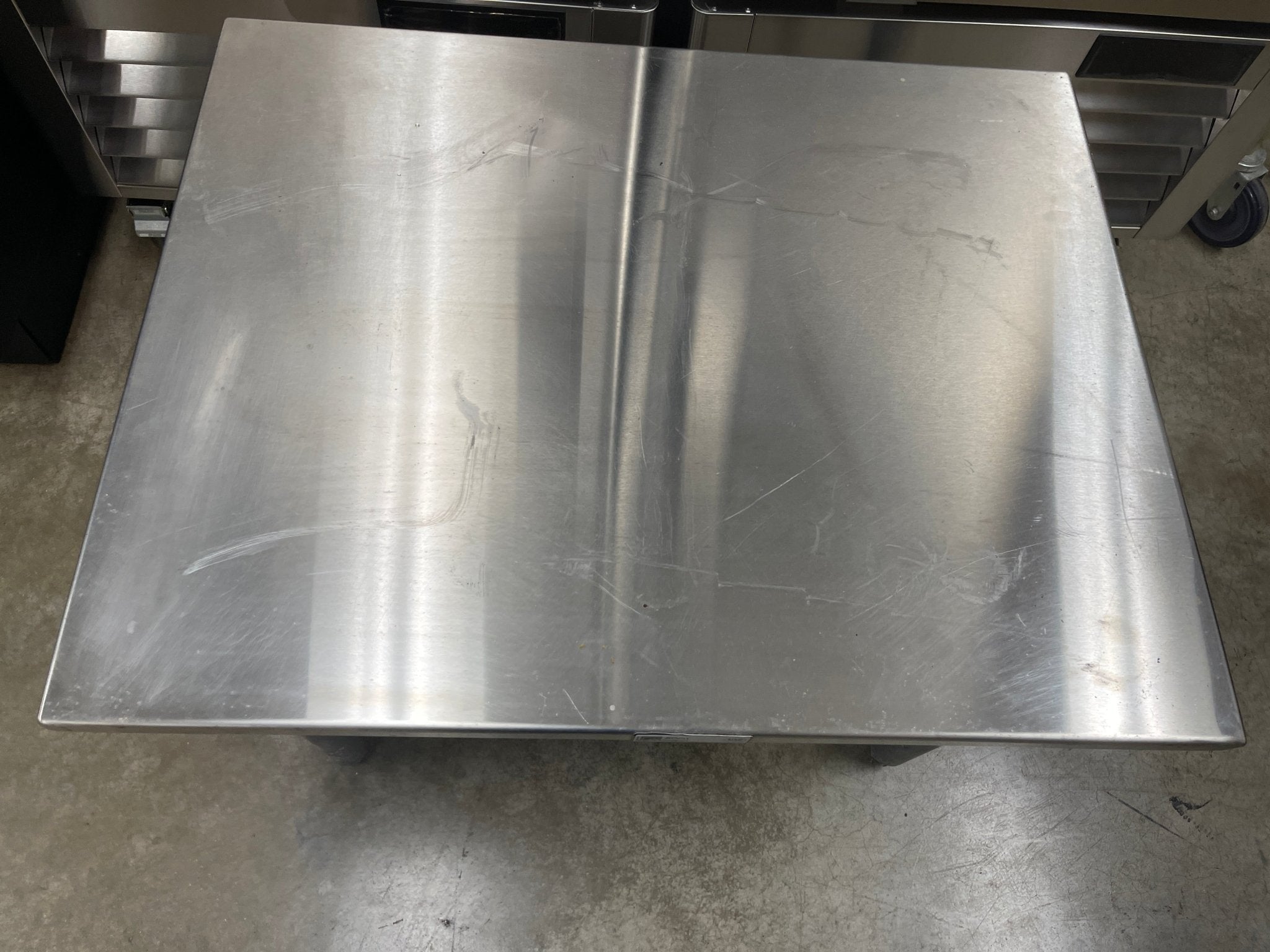 Used 24" John Boos S16MS04 Equipment Stand - SS321 - Falcon Restaurant Supply - 2