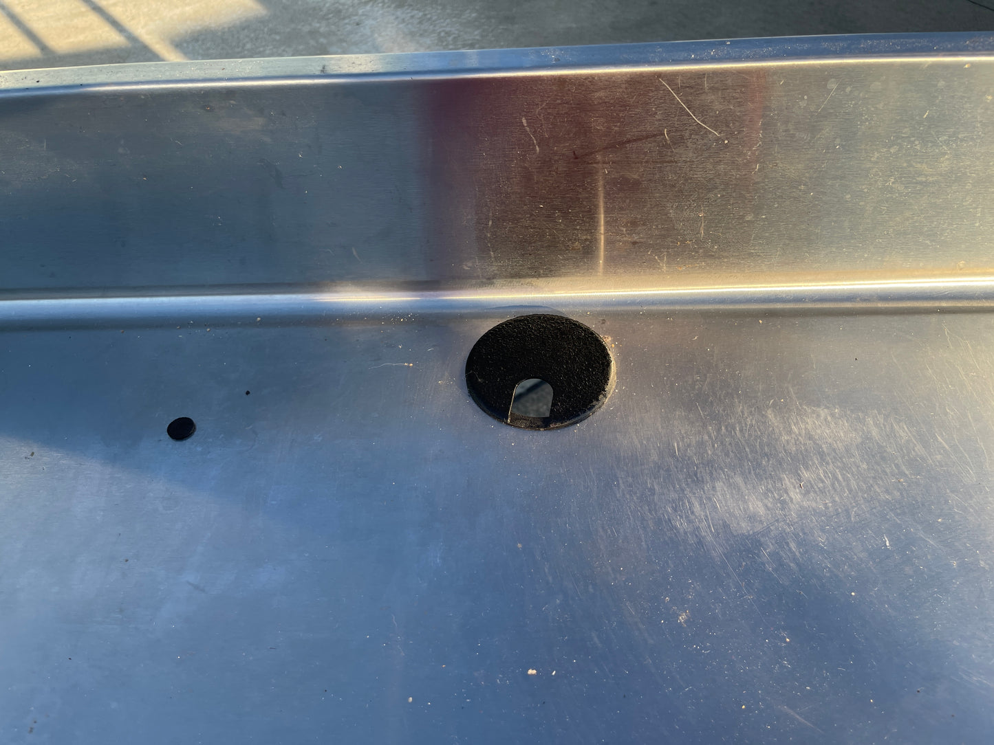 Used 60"x20" Heavy Stainless Table with Shelves, Casters and 6" Backsplash JD - SS323