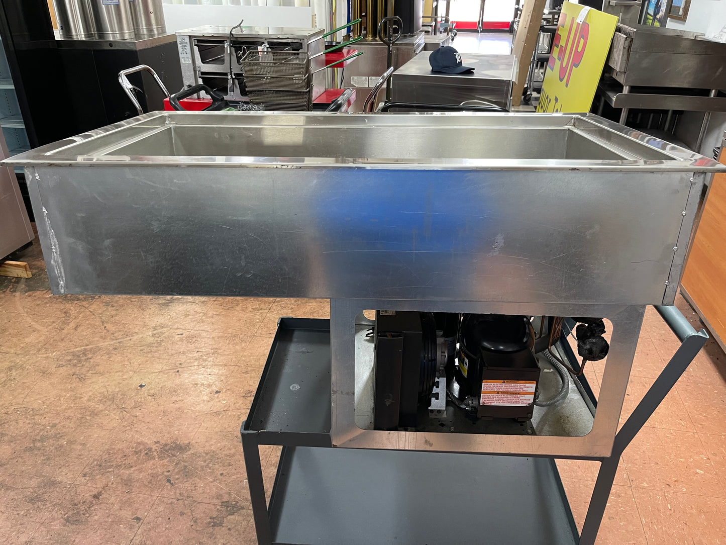 Used Wells RCP-300 45" Drop-In Buffet Table Refrigerator insert with 3 Food Pan Capacity 120V