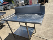 Used 48"X30" Stainless Sink Drainboard JD - SS327