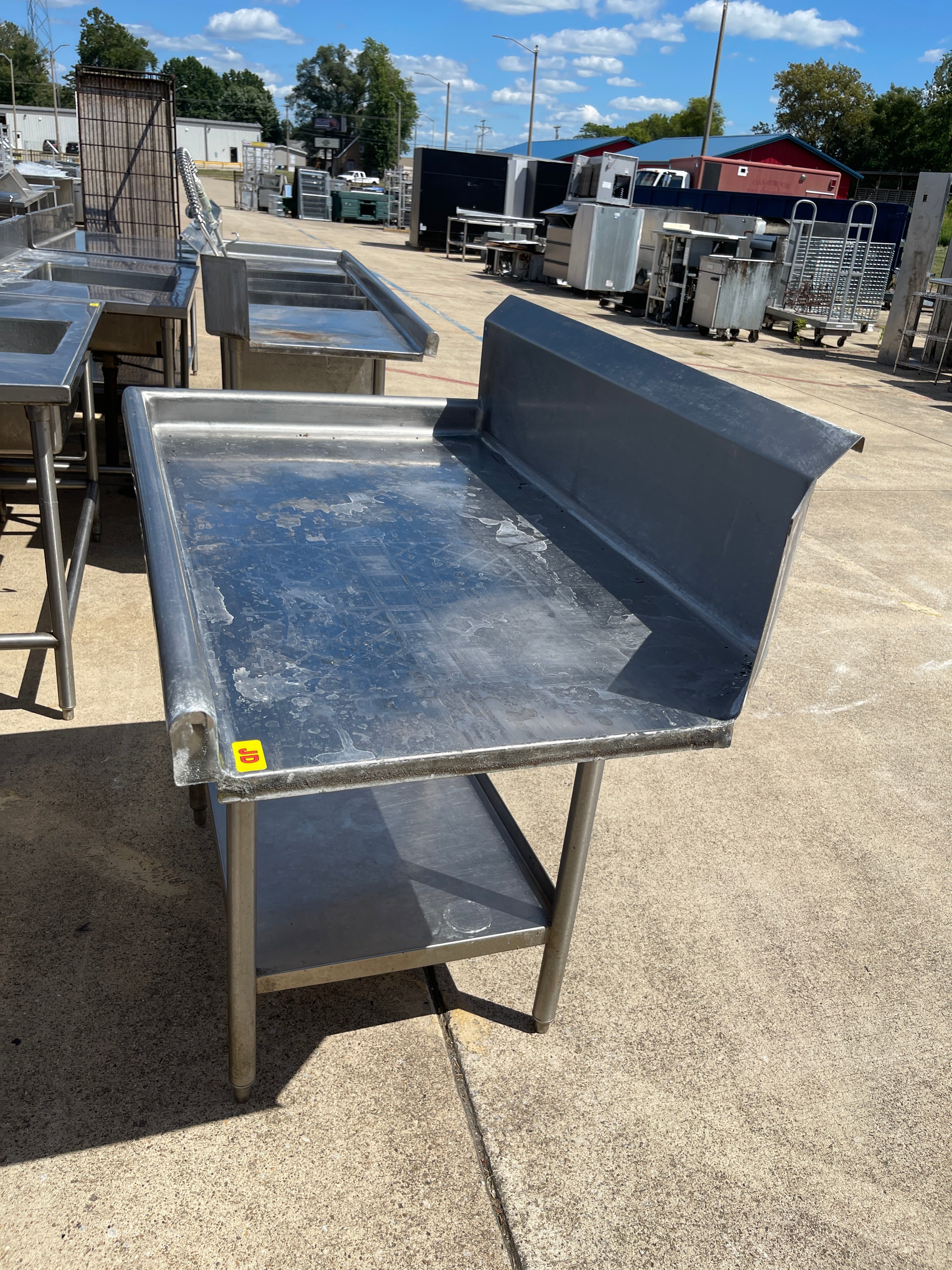 Used 48"X30" Stainless Sink Drainboard JD - SS327