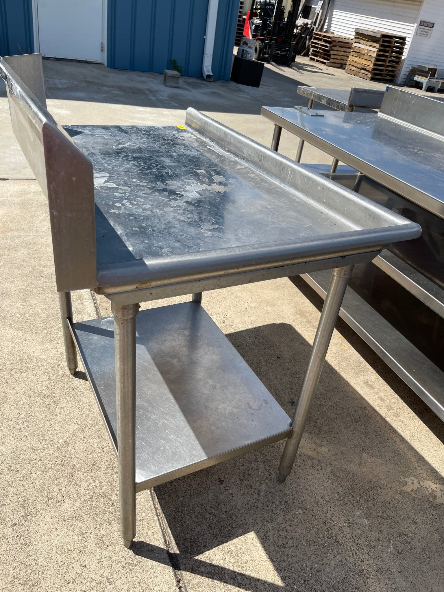 Used 48"X30" Stainless Sink Drainboard JD - SS327 - Falcon Restaurant Supply - 3