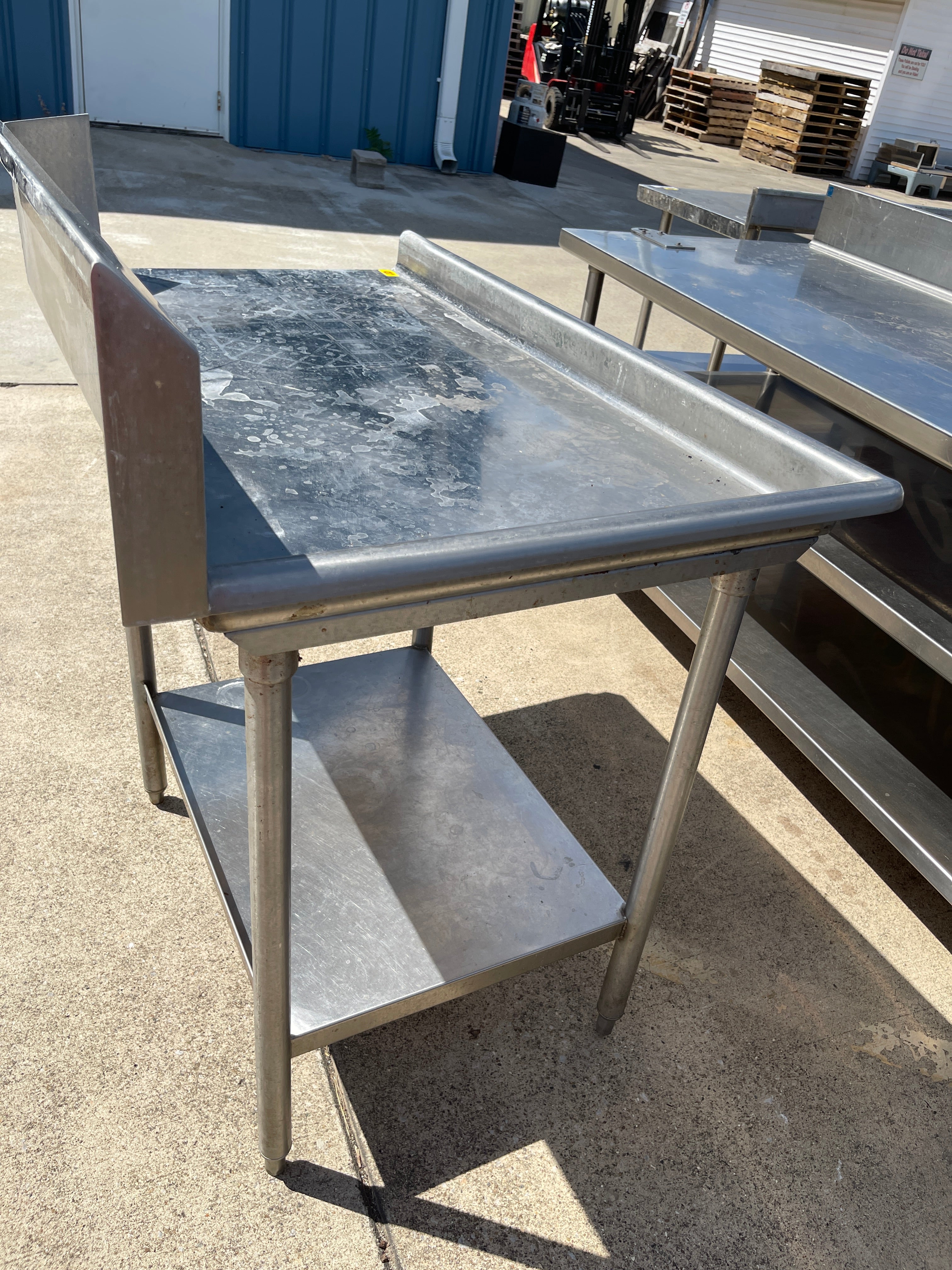 Used 48"X30" Stainless Sink Drainboard JD - SS327