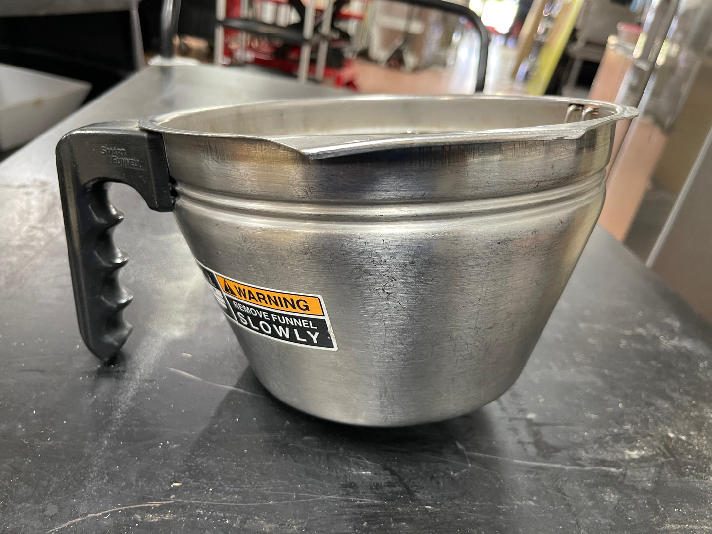 Used Bunn 20201.1201 Stainless Steel Coffee Funnel for Single, Dual, and Soft Heat Brewers