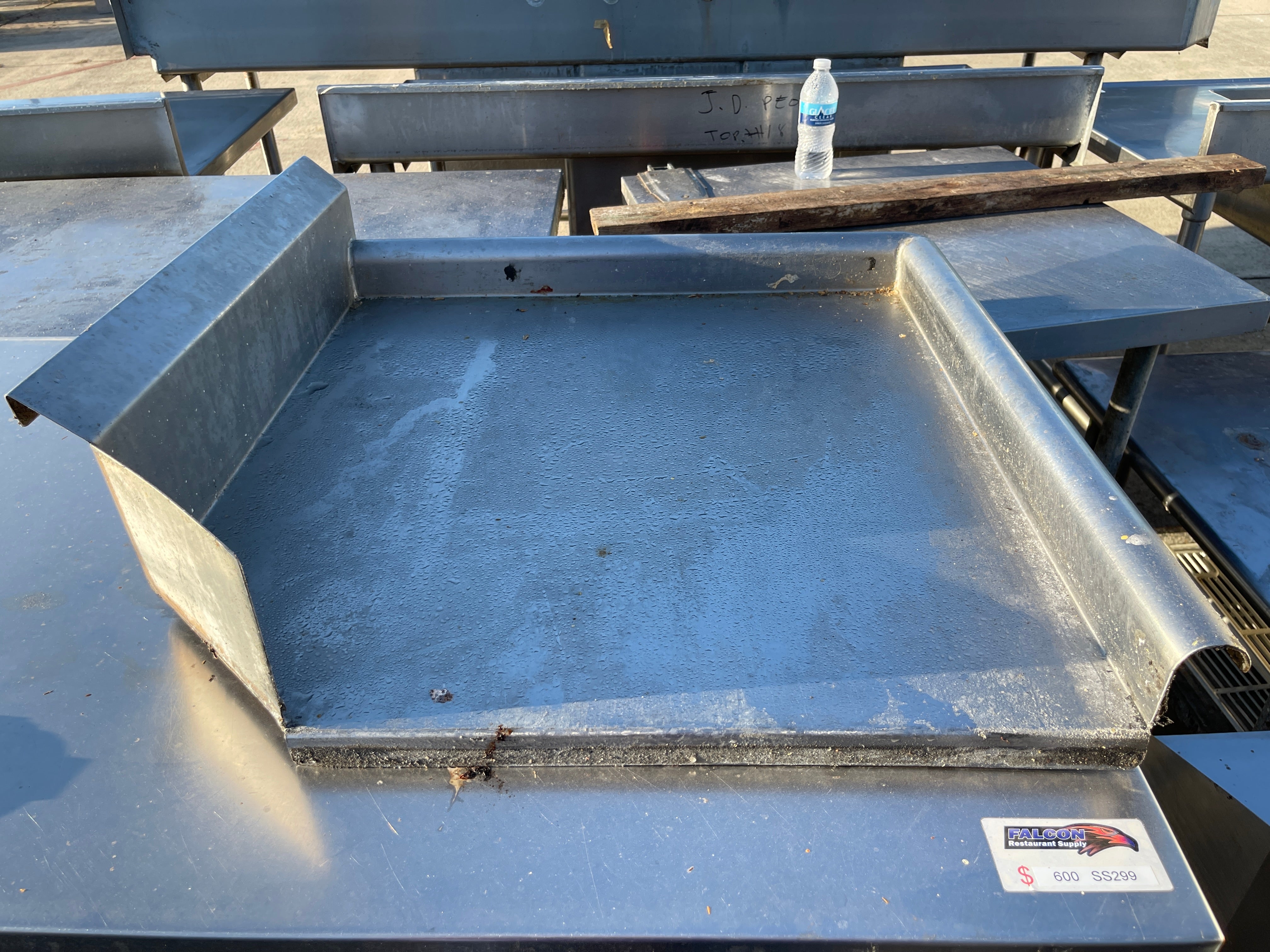 Used 30"X30" Stainless Sink Drainboard - SS332