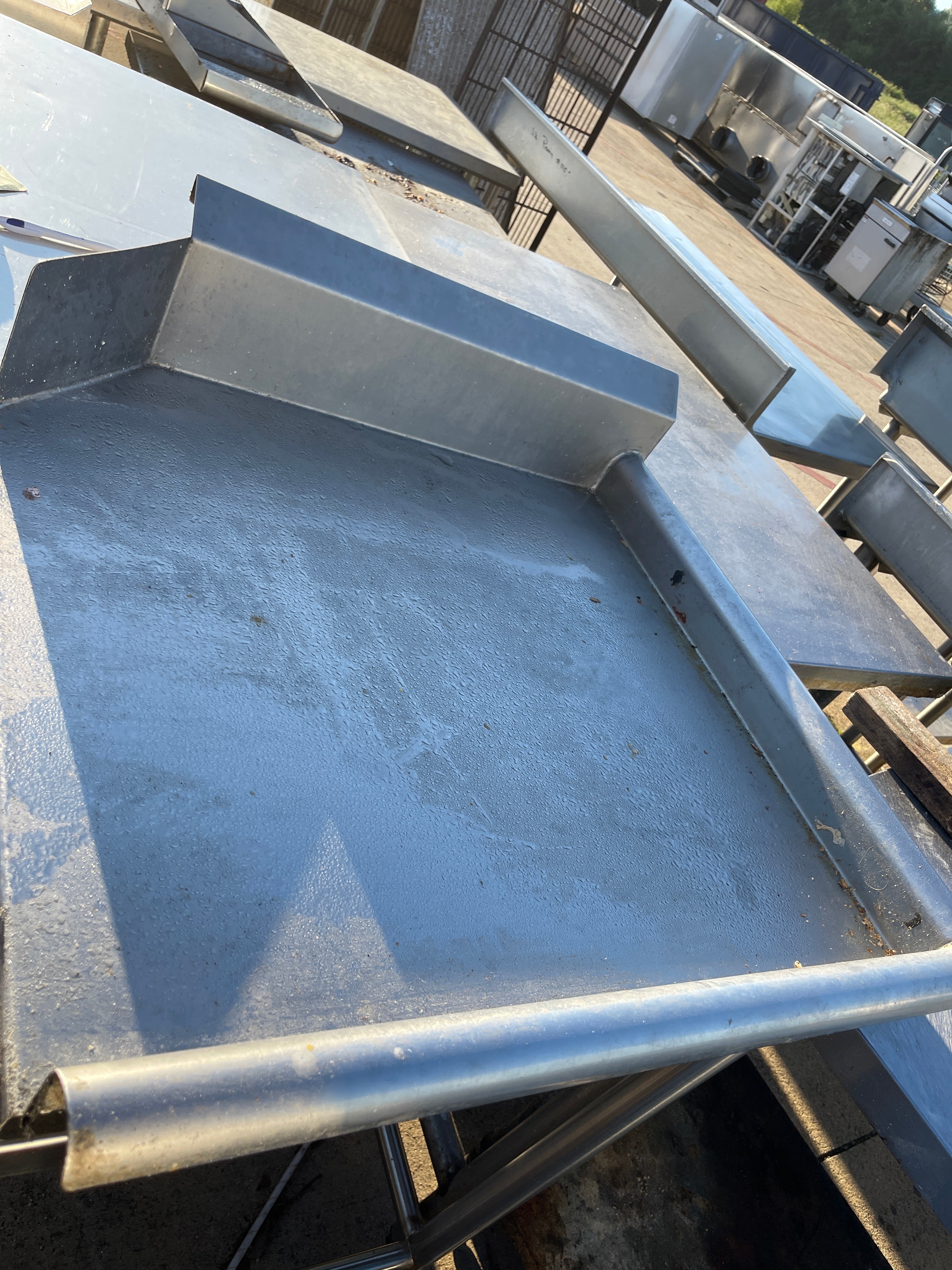 Used 30"X30" Stainless Sink Drainboard - SS332