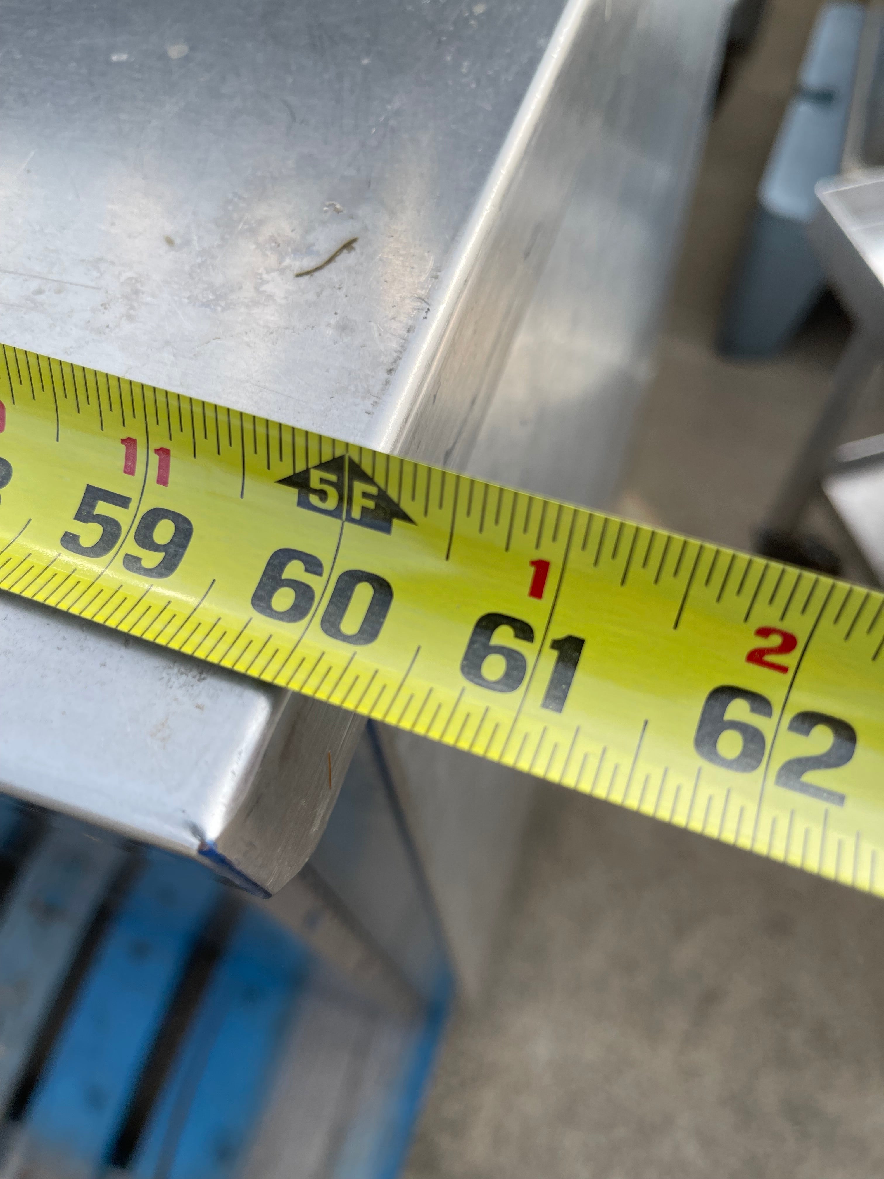Used 60" Stainless Steel Condiment Station Cabinet with Trash Can Compartment - SS203