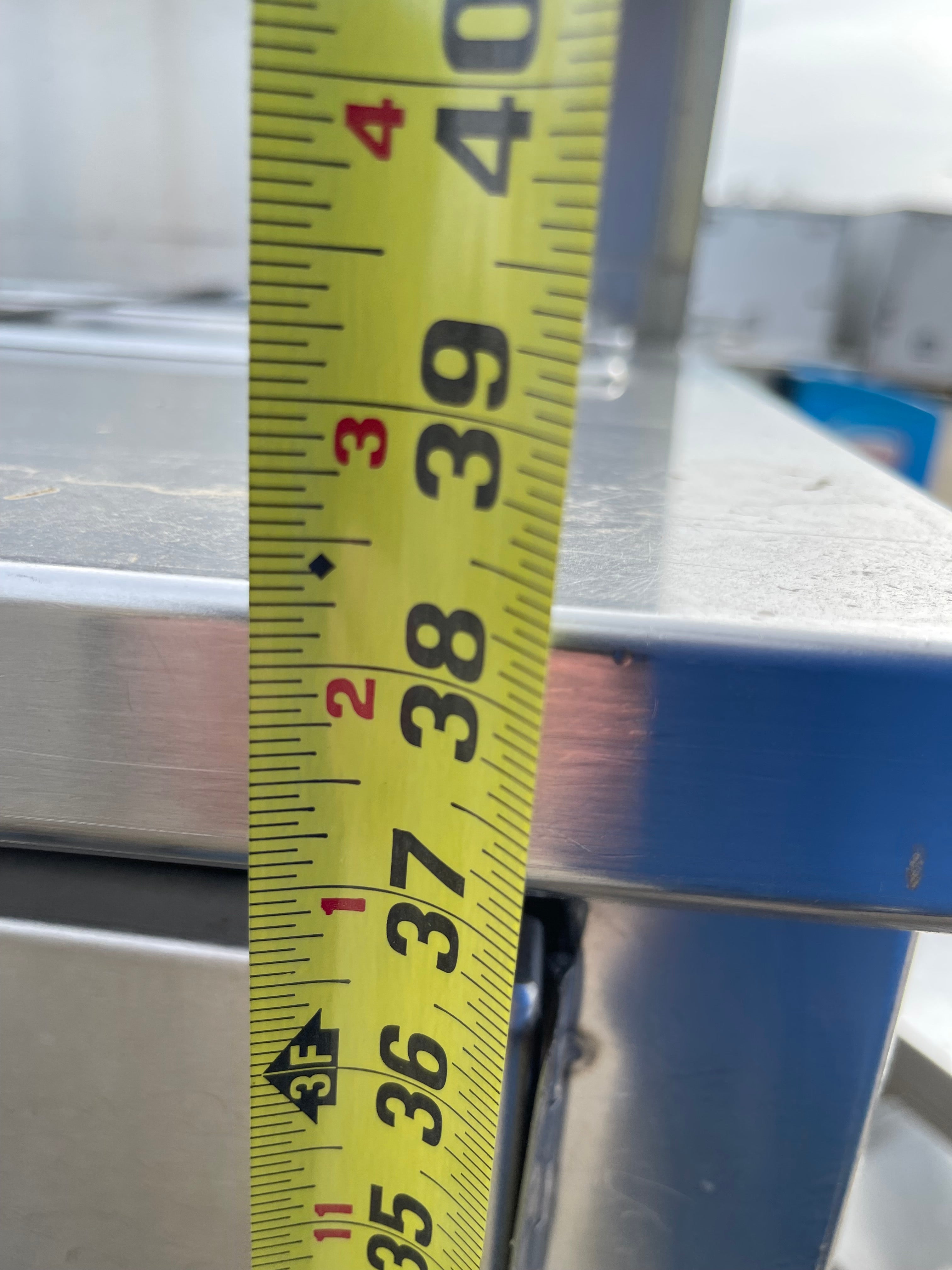 Used 60" Stainless Steel Condiment Station Cabinet with Trash Can Compartment - SS203