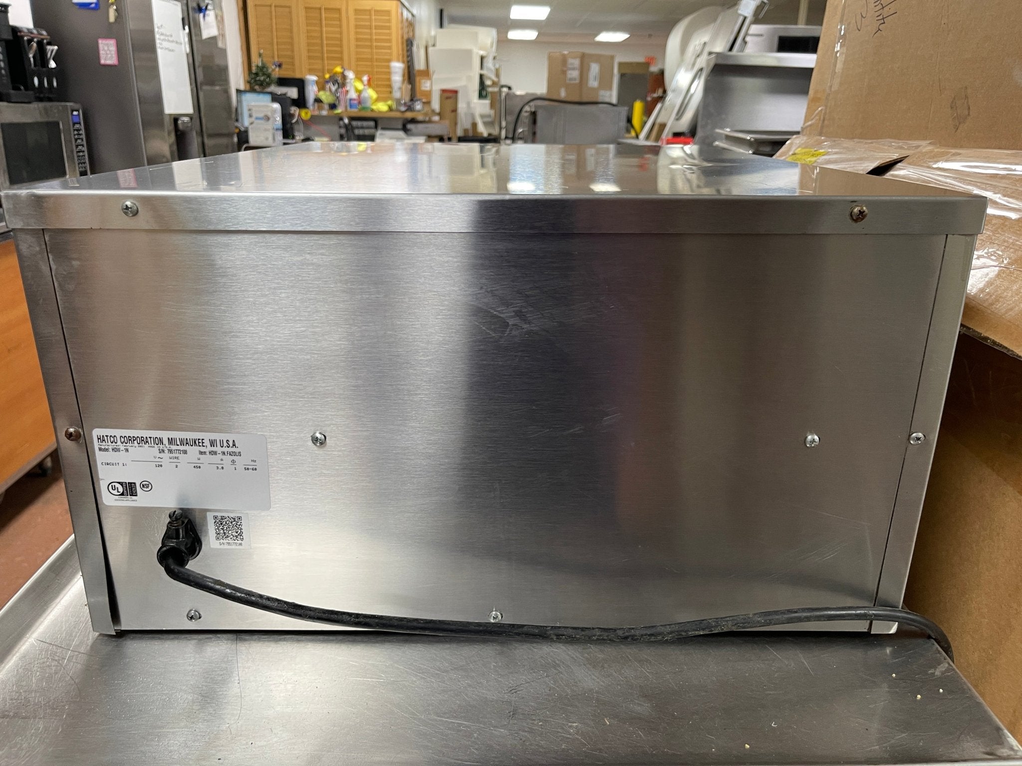 Used Hatco HDW - 1N Narrow Touch Screen Drawer Warmer - 120V, 450W - Falcon Restaurant Supply - 5