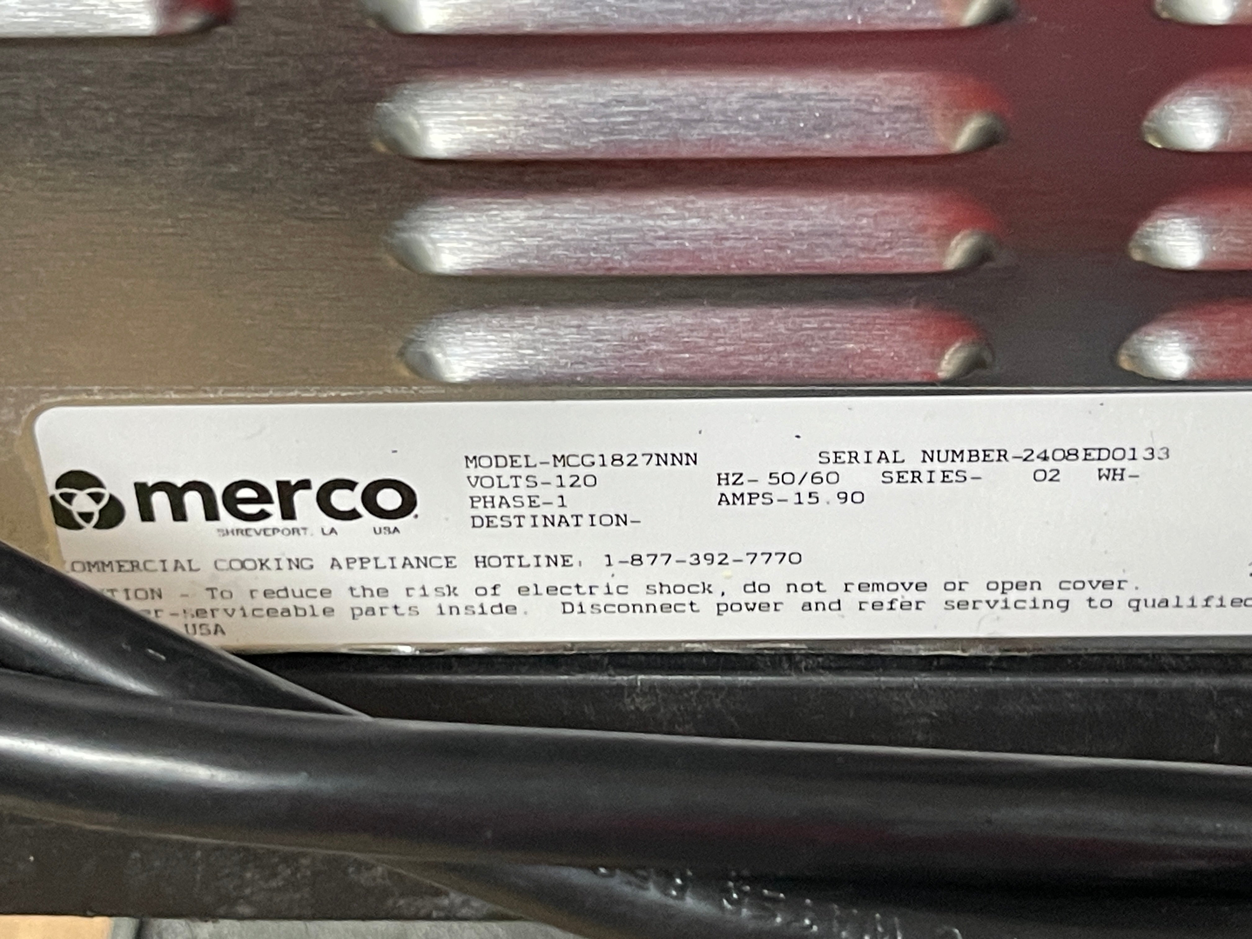 Used Merco MCG1827NNN CrispyMax Crisp & Ready Dump Station Warmer - 120V W01