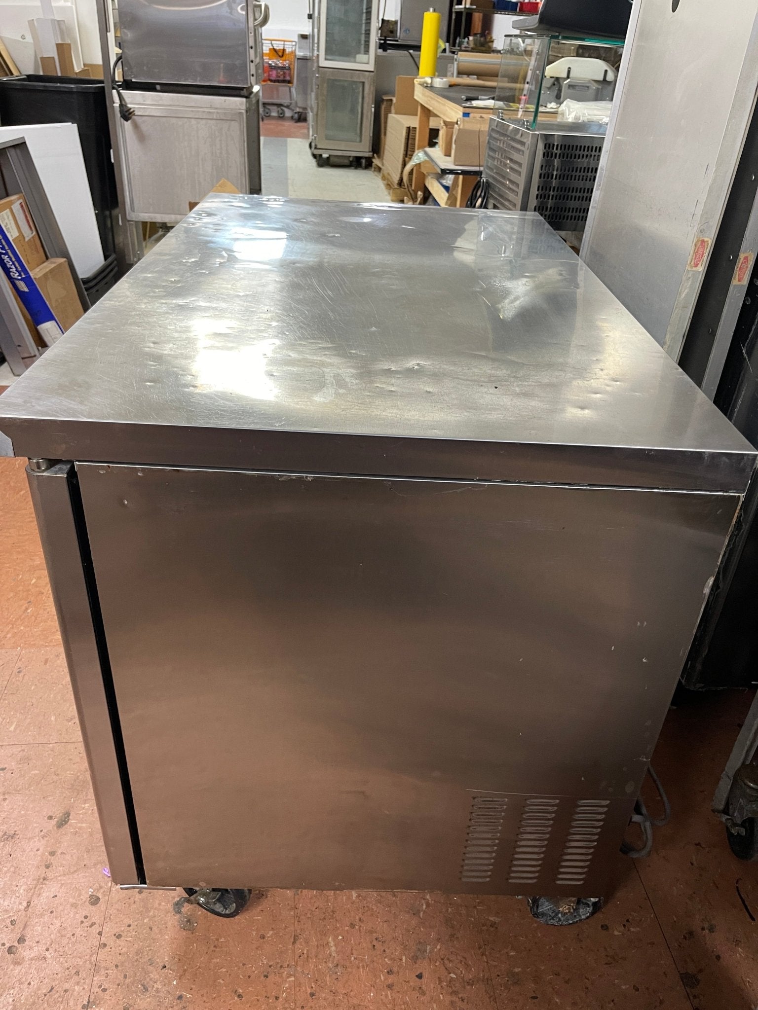Used 48" Master - bilt UF48 Two Door Undercounter Freezer - 13.4 Cu. Ft. 115V - Falcon Restaurant Supply - 5