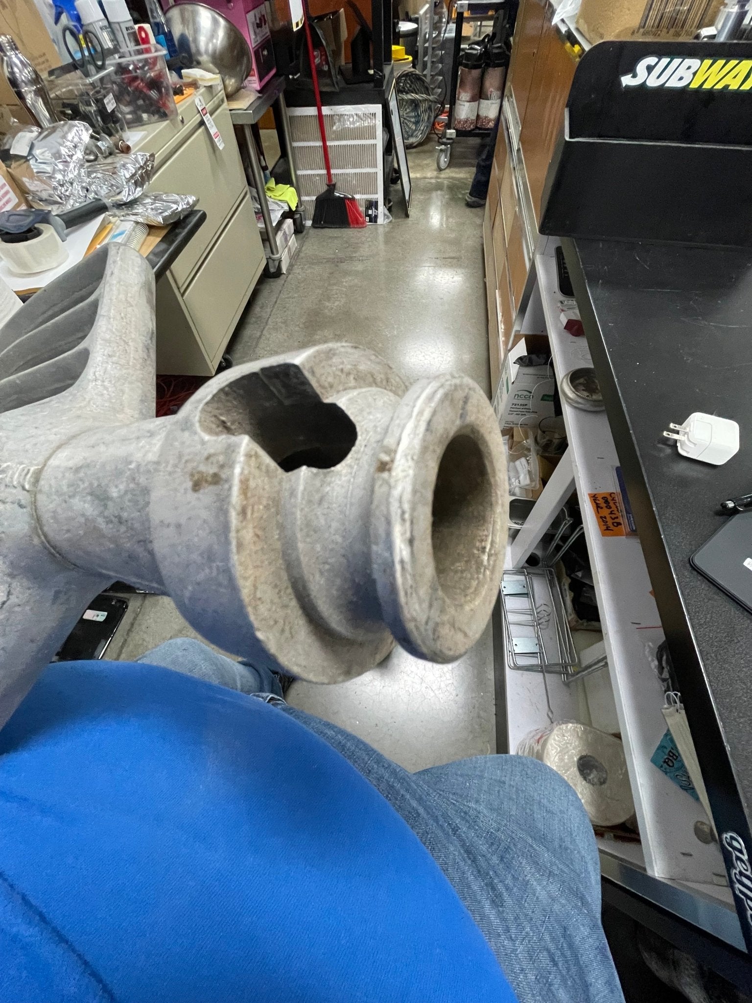 Used Blakeslee 80 Qt. Stand Mixer Flat Paddle Beater Part  DM28021 - Falcon Restaurant Supply - 3