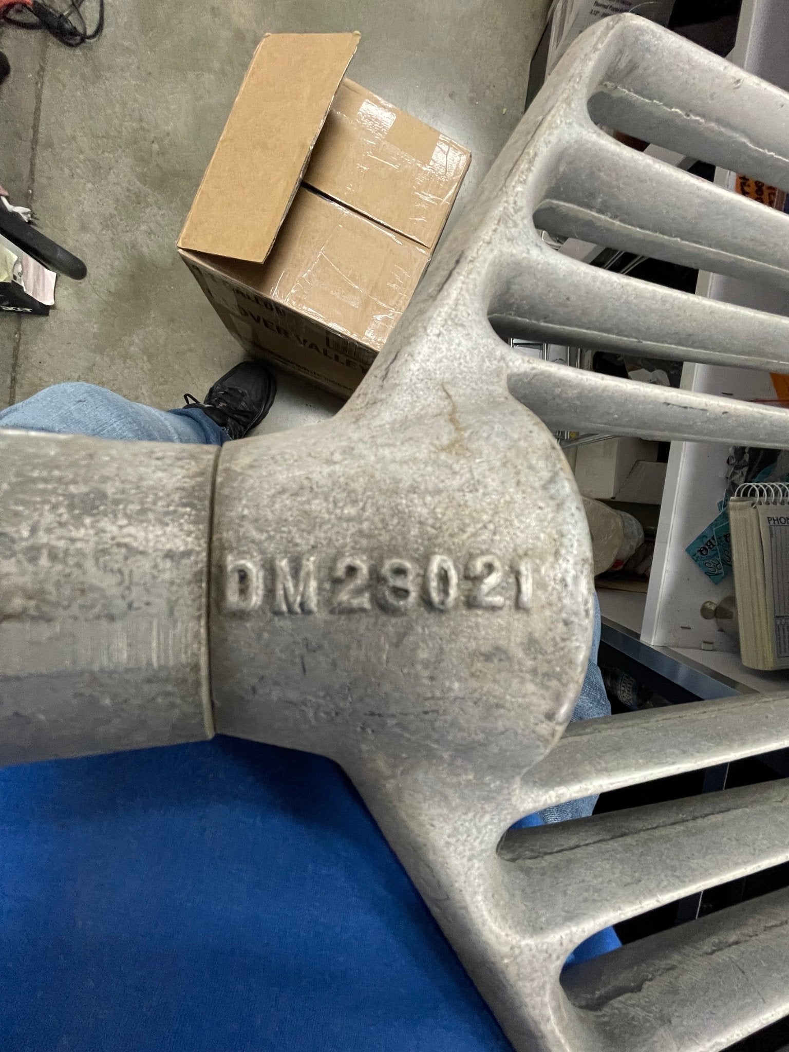 Used Blakeslee 80 Qt. Stand Mixer Flat Paddle Beater Part  DM28021 - Falcon Restaurant Supply - 5