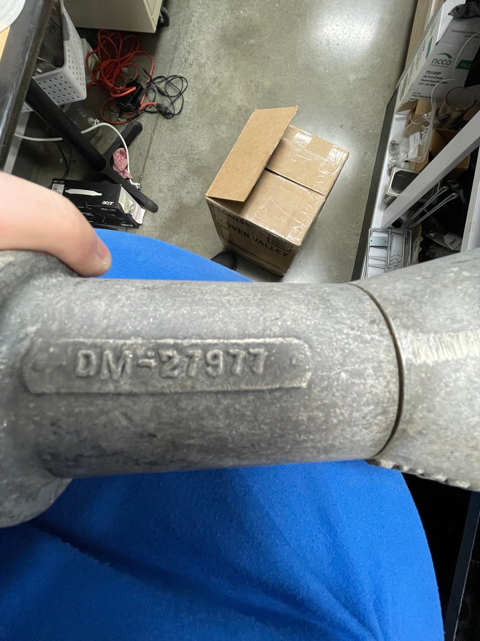 Used Blakeslee 80 Qt. Stand Mixer Flat Paddle Beater Part  DM28021 - Falcon Restaurant Supply - 6