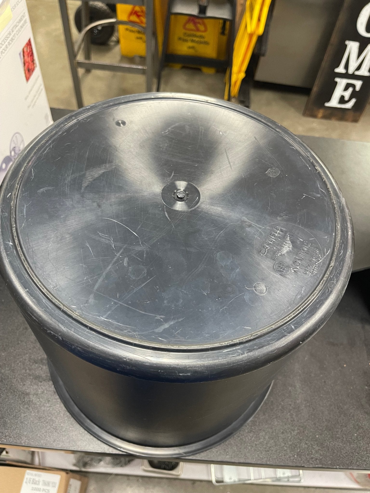 Used Carlisle Coldmaster Ice Cream Server & Lid 3 Gallon - Black - Falcon Restaurant Supply - 3