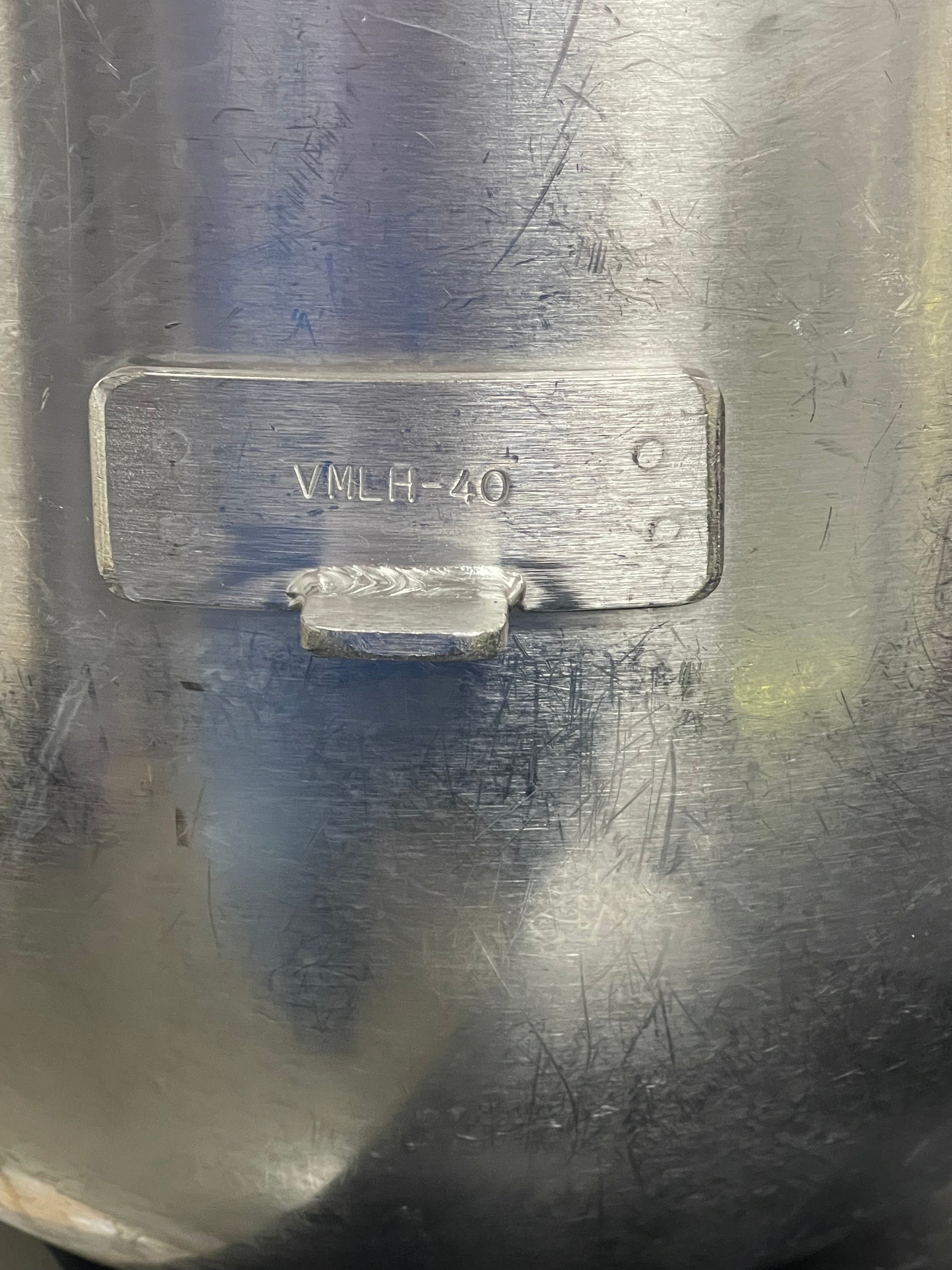 Used Hobart Mixing Bowl VMLH-40 Commercial Mixer 40qt