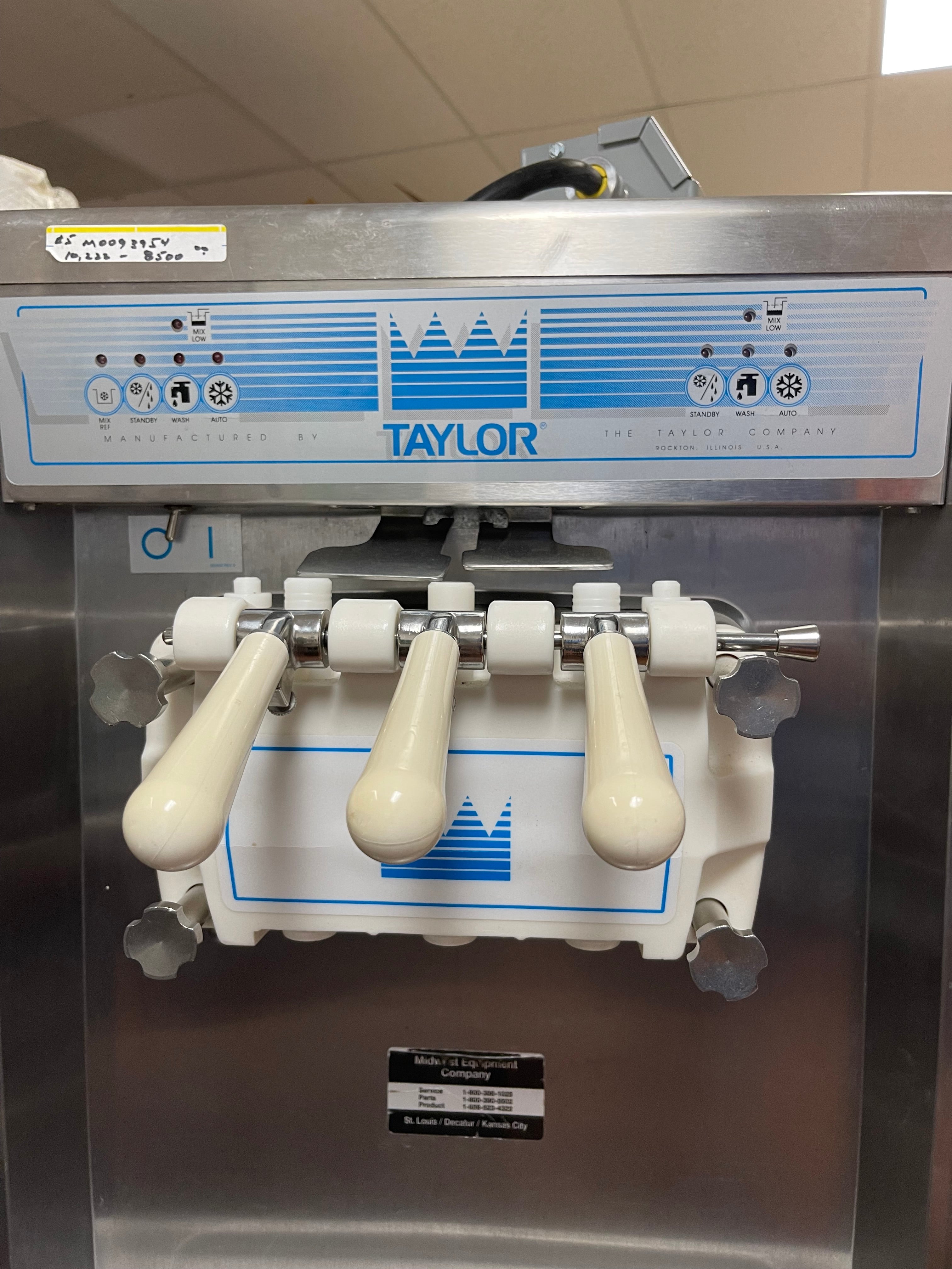 2010 Taylor 336-33 Twist Ice Cream Machine 220V 3 Phase Air Cooled