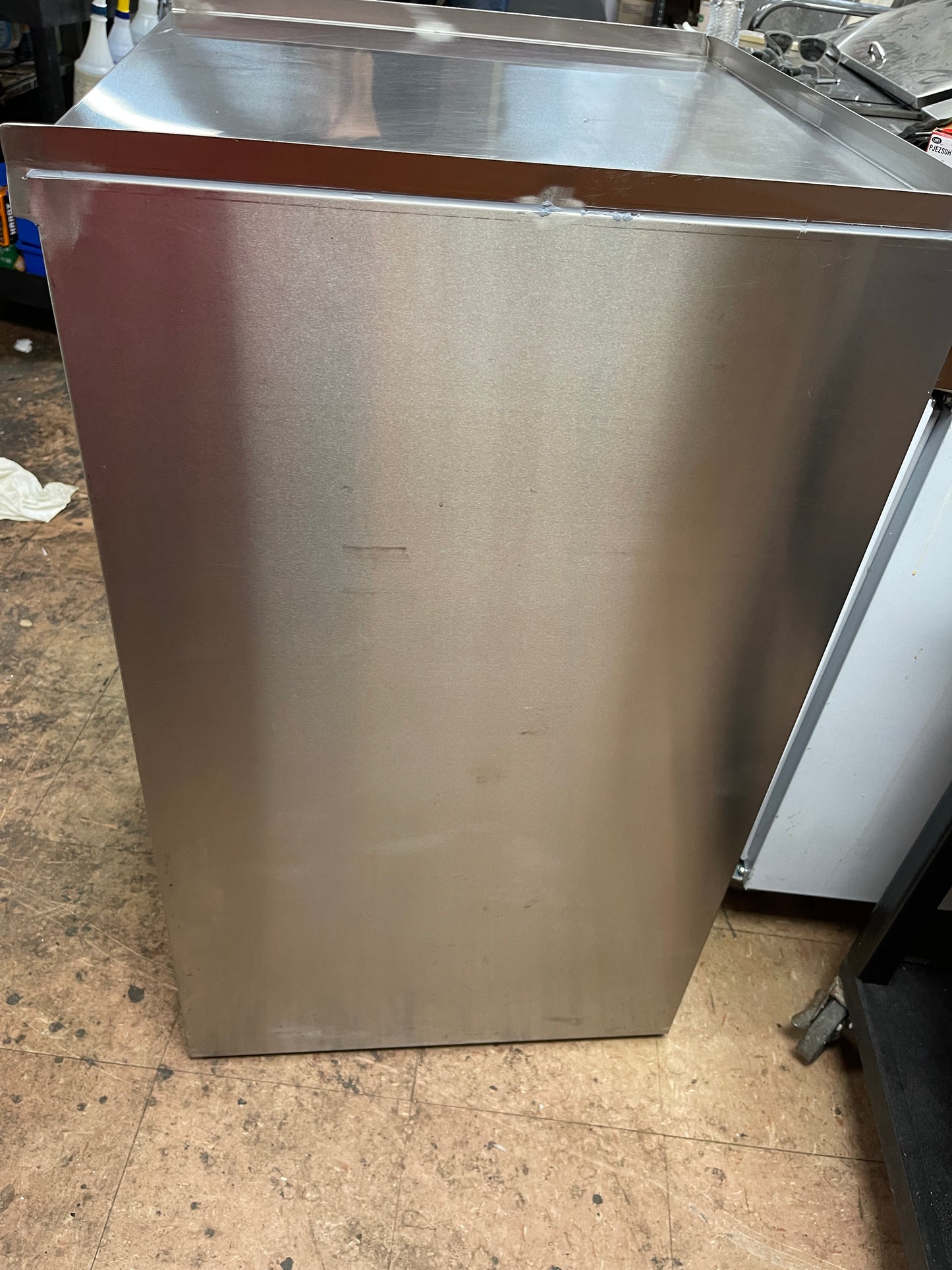 Used Stainless Steel Trash Can Cabinet