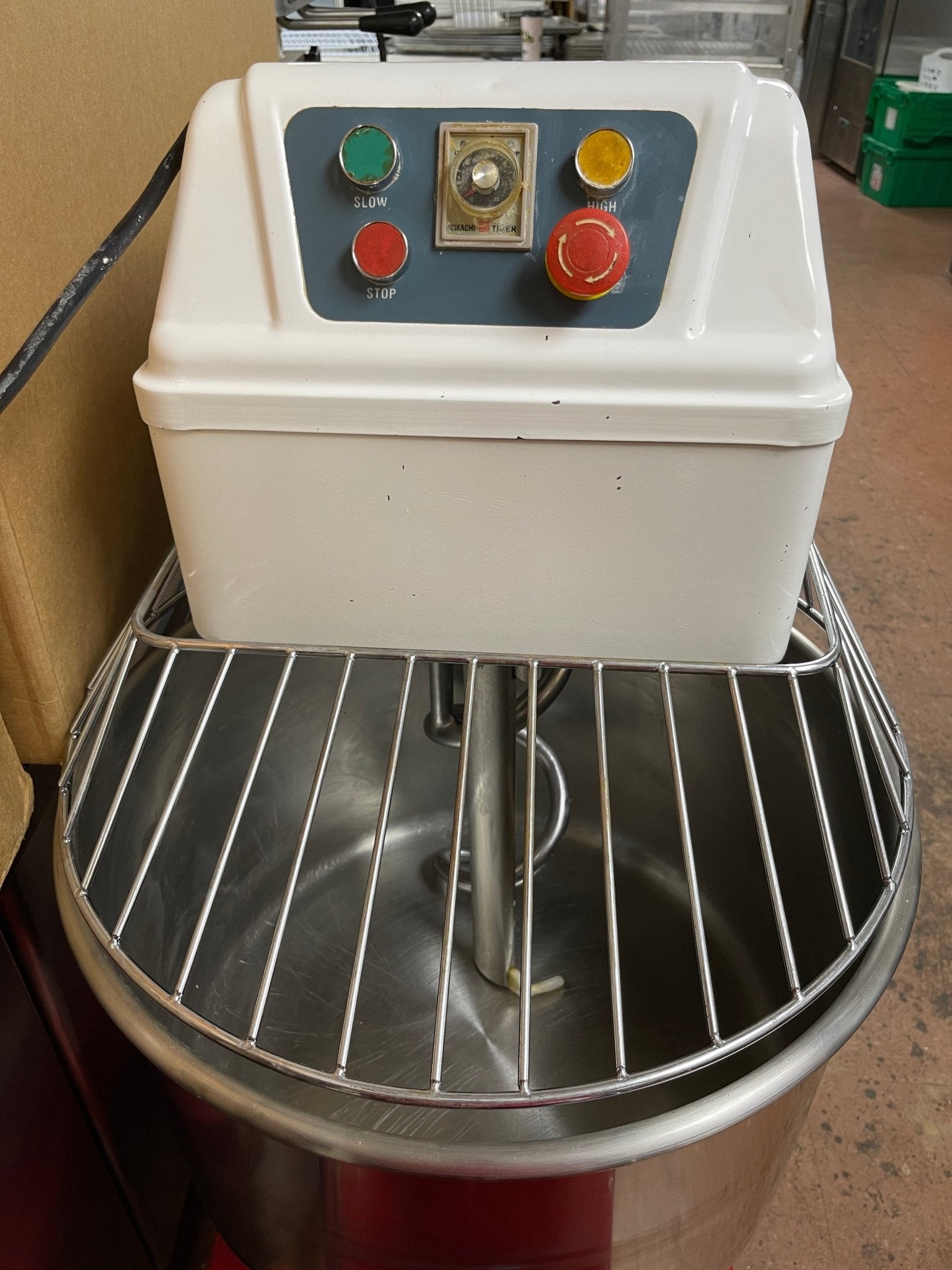 Used Estella SM60 60 Qt. / 88 lb. Two - Speed Spiral Dough Mixer 220V, 4 HP - COZ - Falcon Restaurant Supply - 5