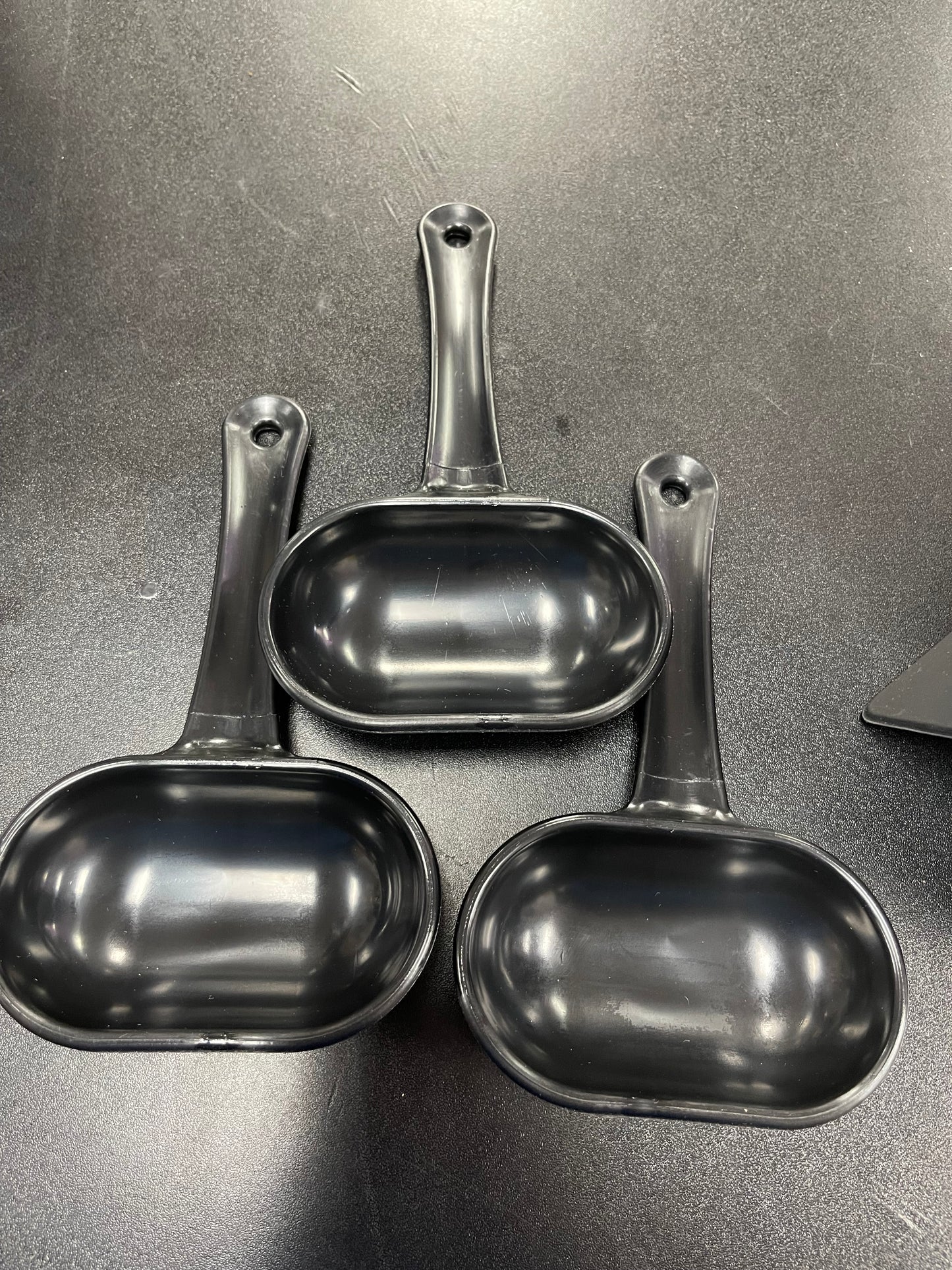 Nemco SPS200 Black 5-Piece Portion Control Scoop Set