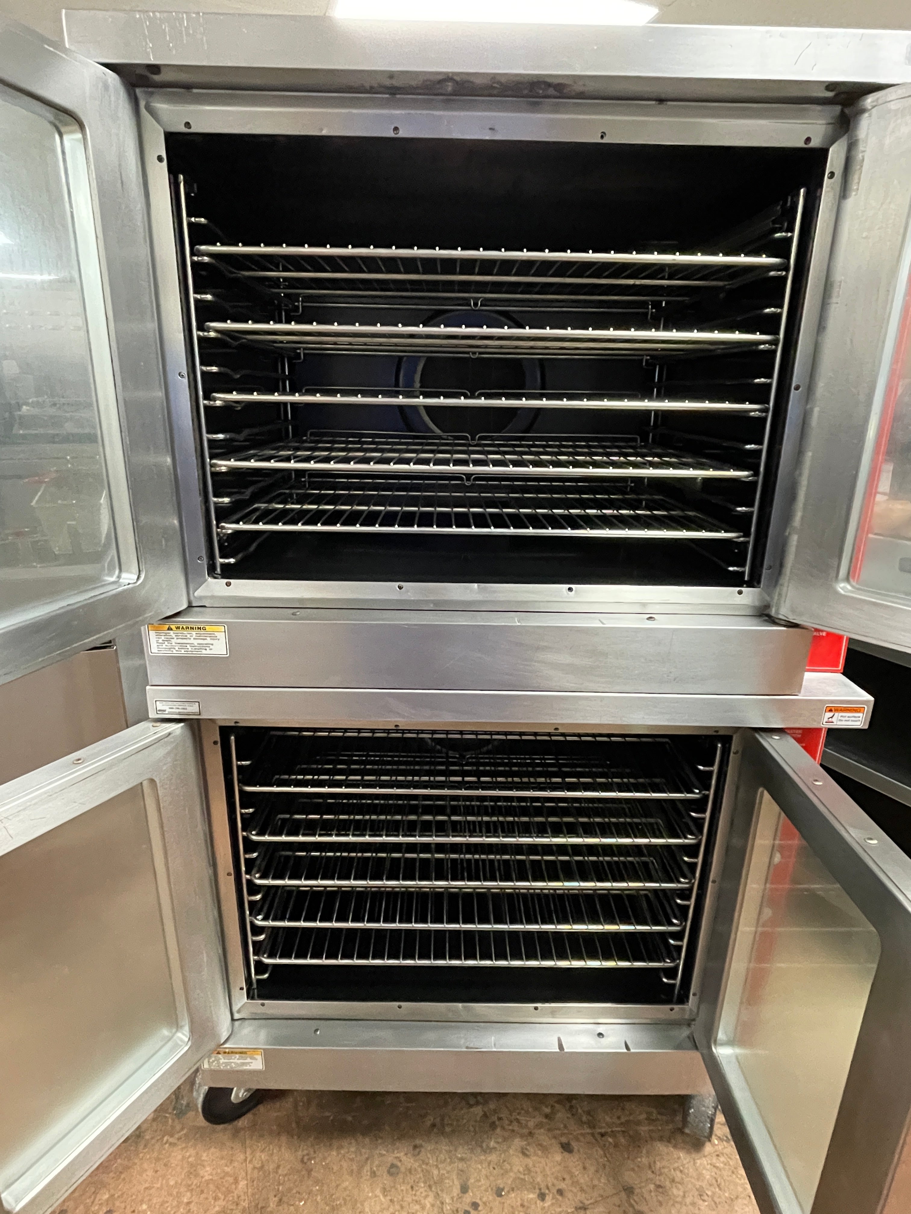 Used Vulcan GC04S Double Stack Natural Gas Convection Ovens