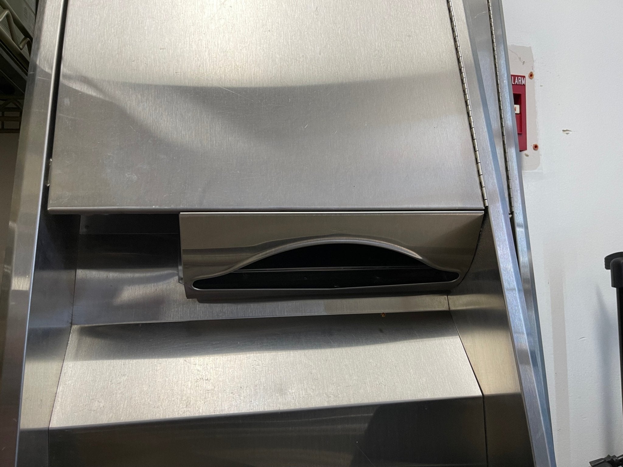 Used Bobrick ClassicSeries Recessed Convertible Folded Paper Towel Dispenser/Receptacle - Falcon Restaurant Supply - 4