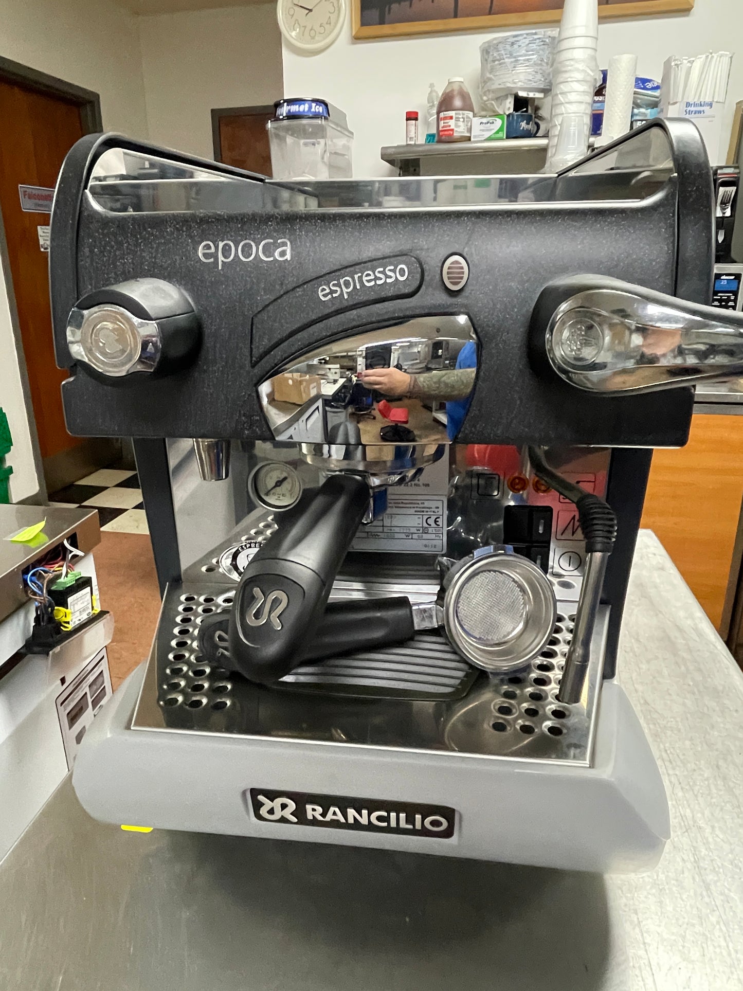 Used Rancilio Epoca S 1 Group Espresso Coffee Machine 120V