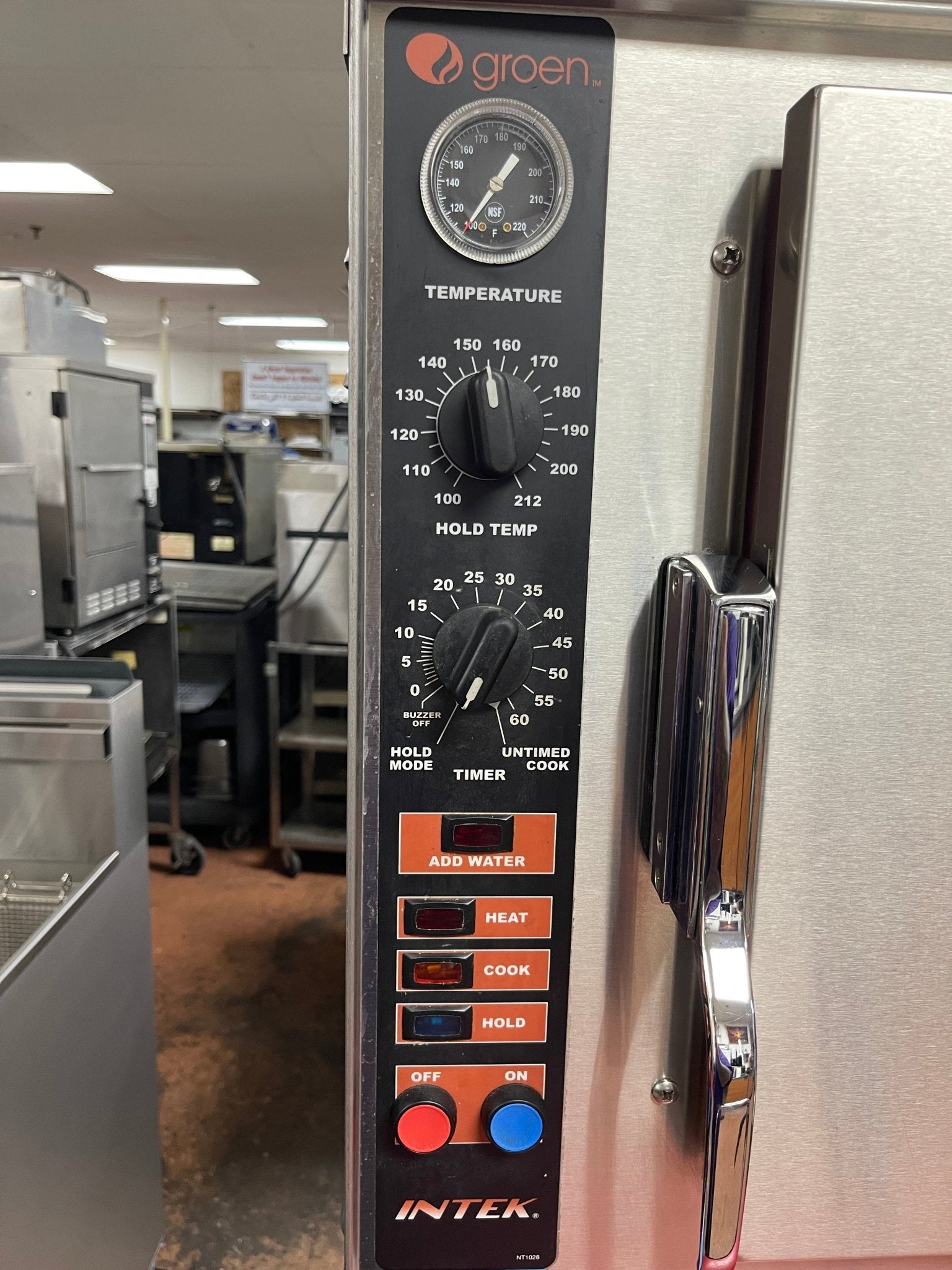 Used Groen XS - 208 - 12 - 3 Intek Stainless Connectionless Steamer - 208V, 3 Phase - JD - Falcon Restaurant Supply - 4