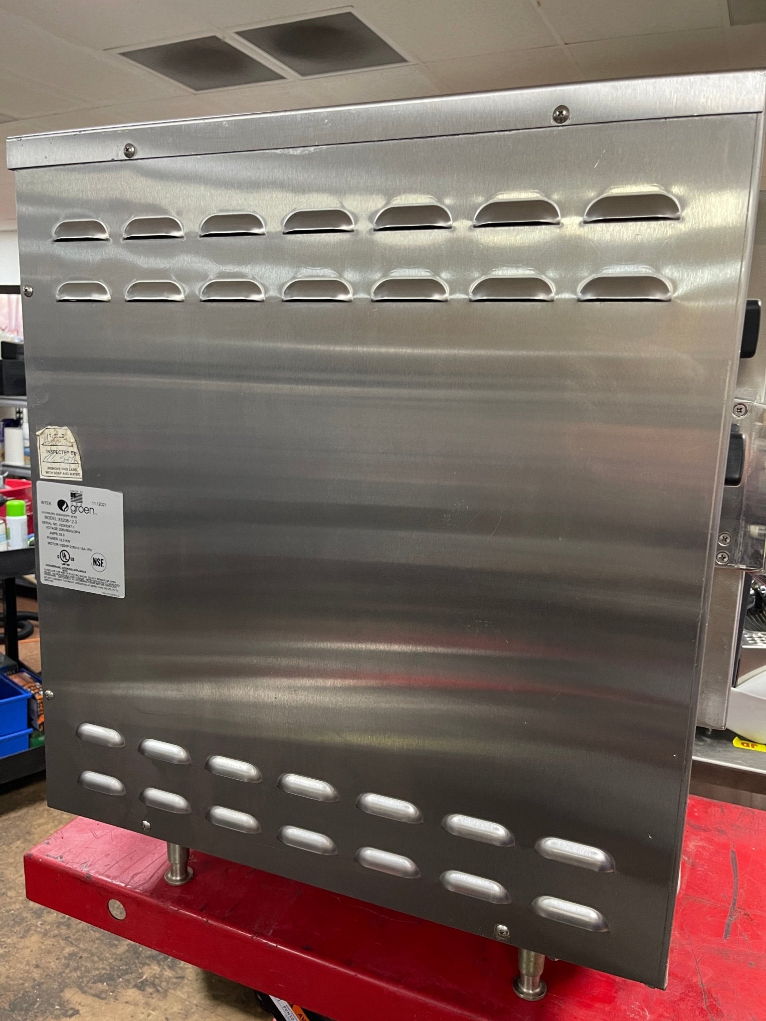 Used Groen XS - 208 - 12 - 3 Intek Stainless Connectionless Steamer - 208V, 3 Phase - JD - Falcon Restaurant Supply - 5