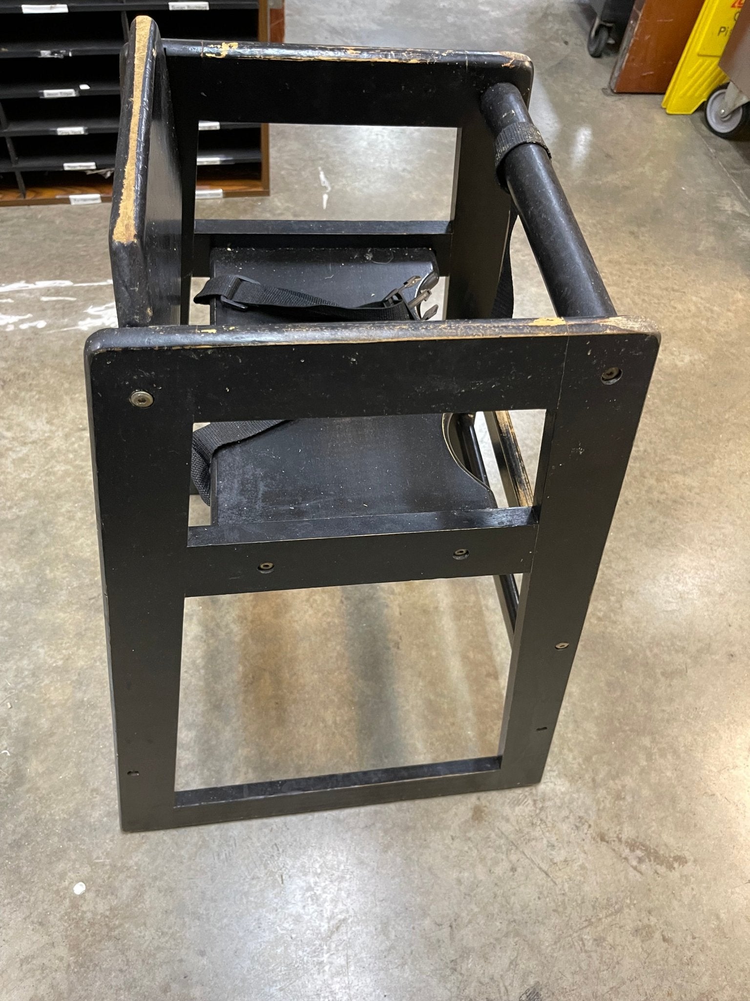 Used Kids Wooden Restaurant Stackable High Chair - Falcon Restaurant Supply - 3