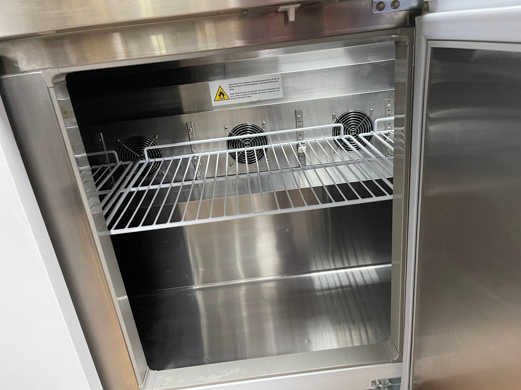 Used 72" Vevor KSR - 72B1 Refrigerated Sandwich Prep Table 115V As Is - Falcon Restaurant Supply - 4