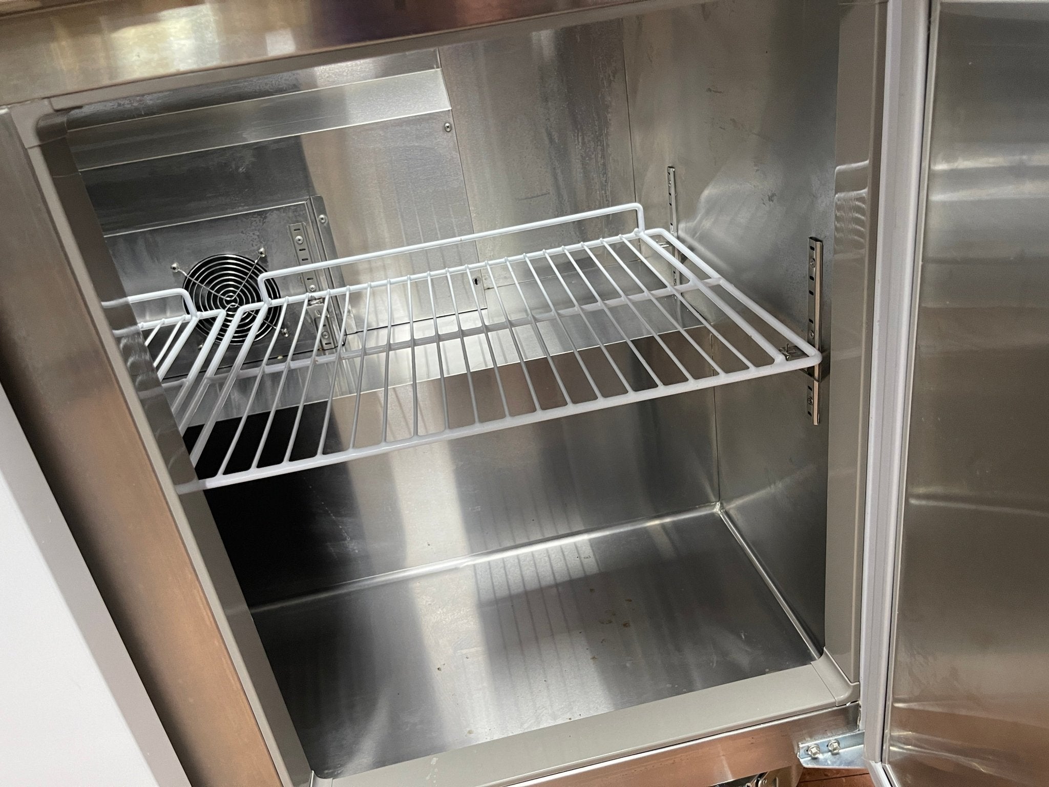 Used 72" Vevor KSR - 72B1 Refrigerated Sandwich Prep Table 115V As Is - Falcon Restaurant Supply - 6