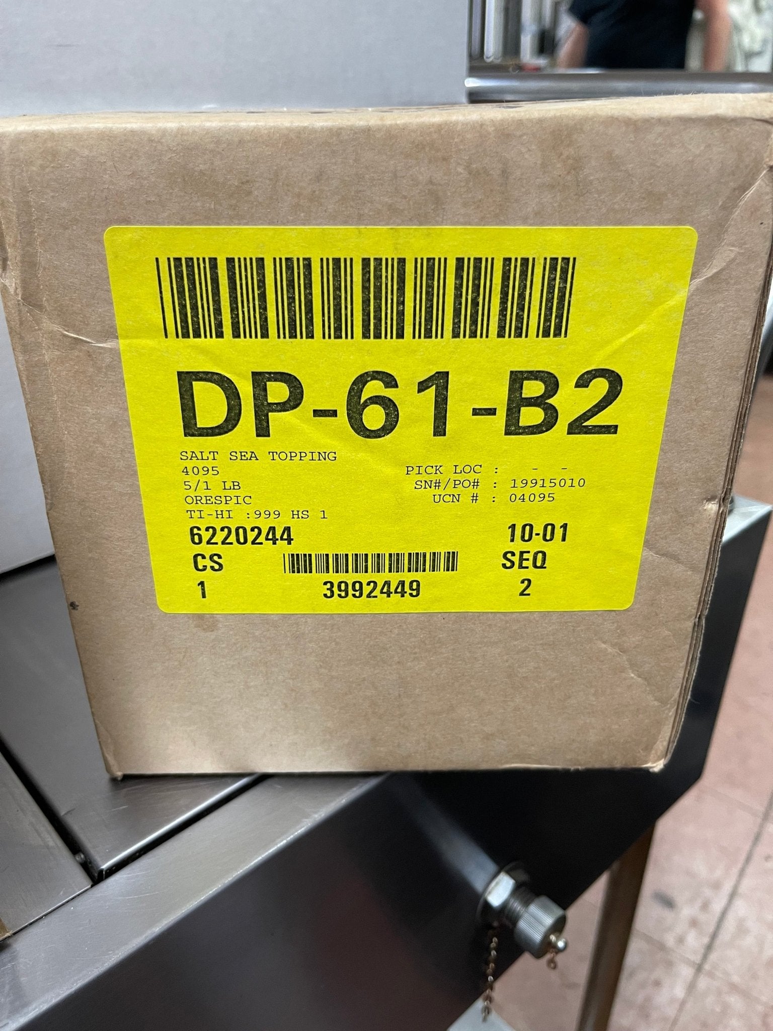 New Case of 5 - 1lb Bags of Sea Salt Topping - Falcon Restaurant Supply - 3