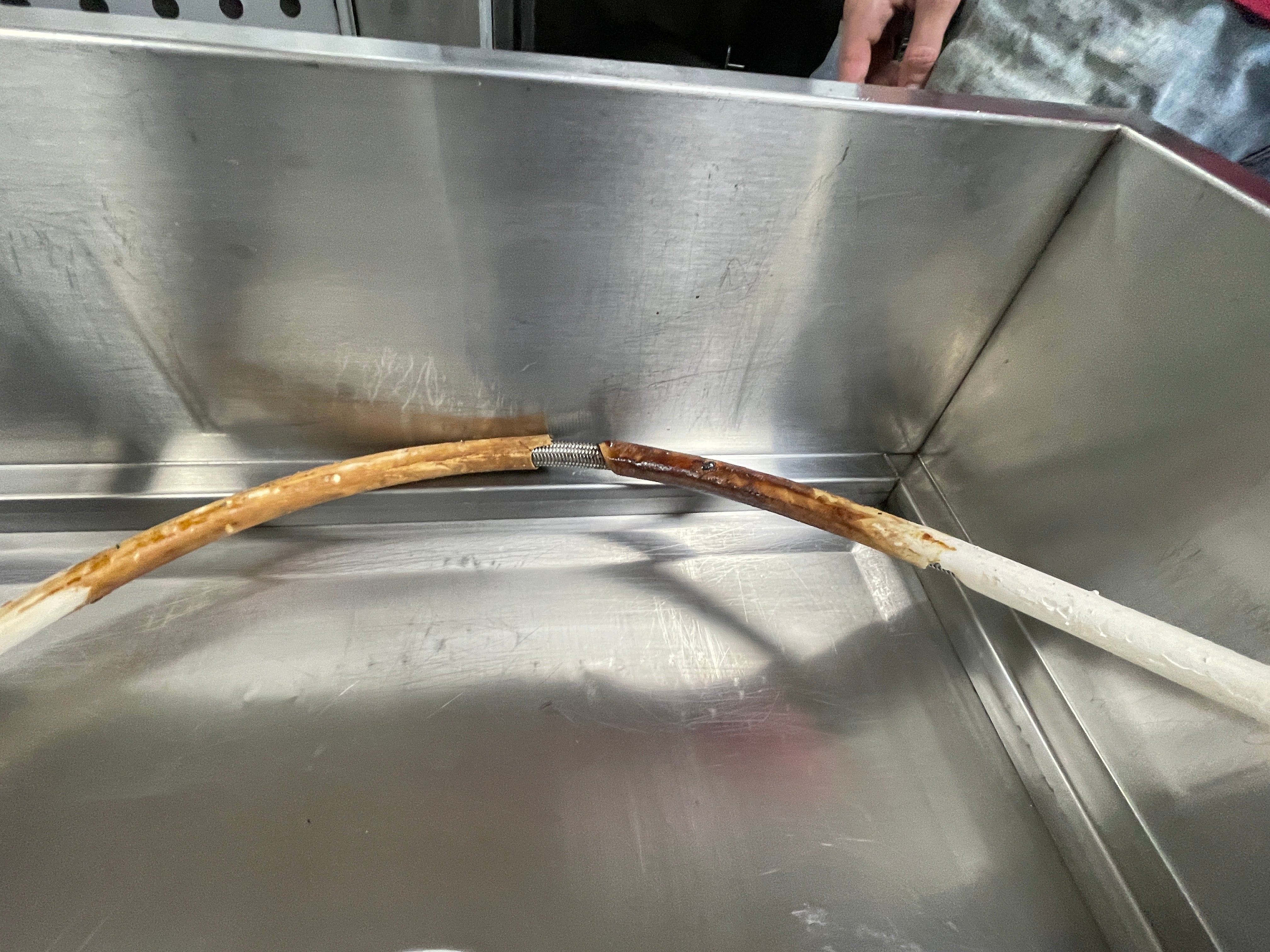 Used Keating LB165 Stainless Electric Portable Fryer Oil Filter 165lb Capacity 120V