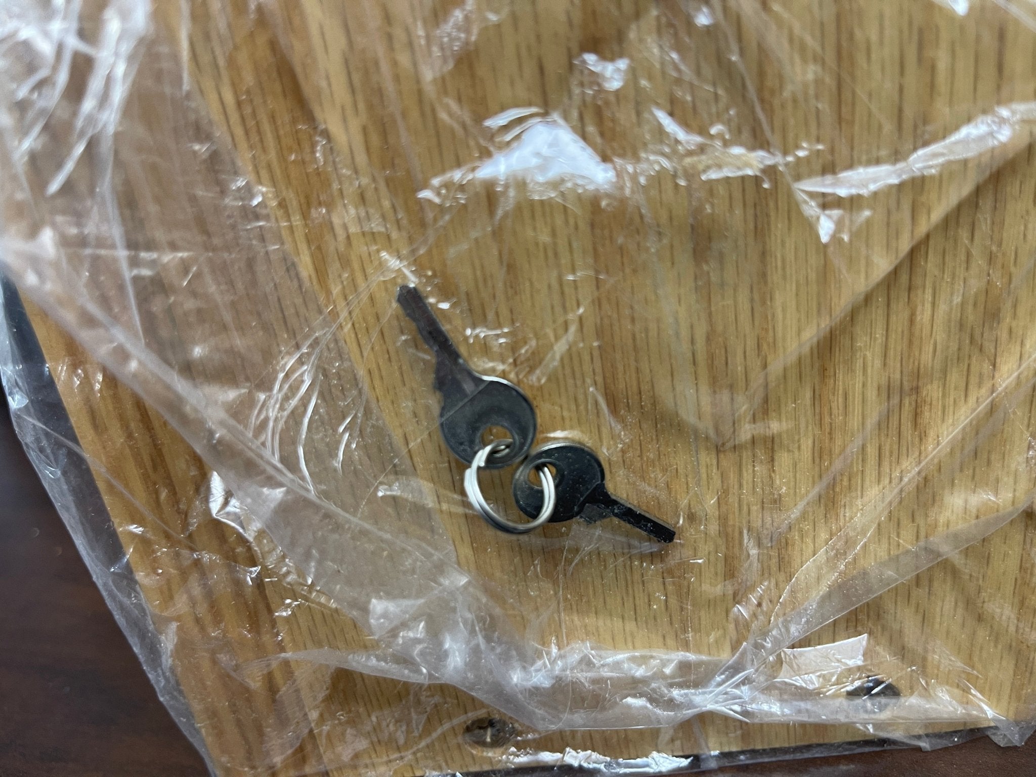 New Wooden Donation Tip Collection Container Box with Lock and Clear View Window - Falcon Restaurant Supply - 7