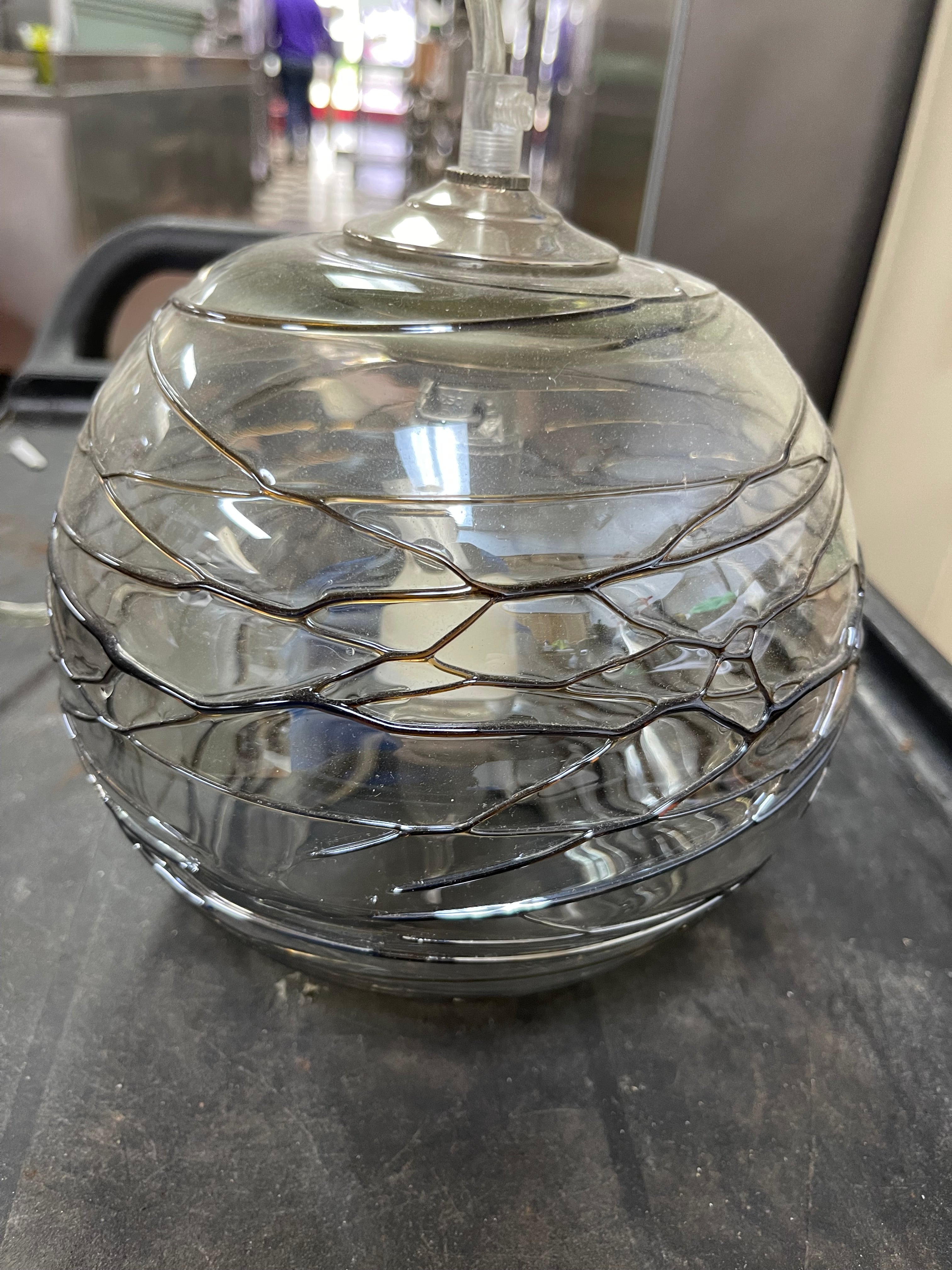Used 8" Ceiling Pendant Light 34" Long