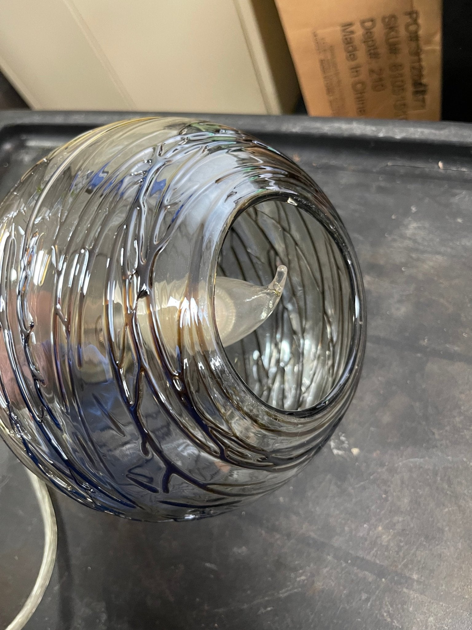 Used 8" Ceiling Pendant Light 34" Long - Falcon Restaurant Supply - 4