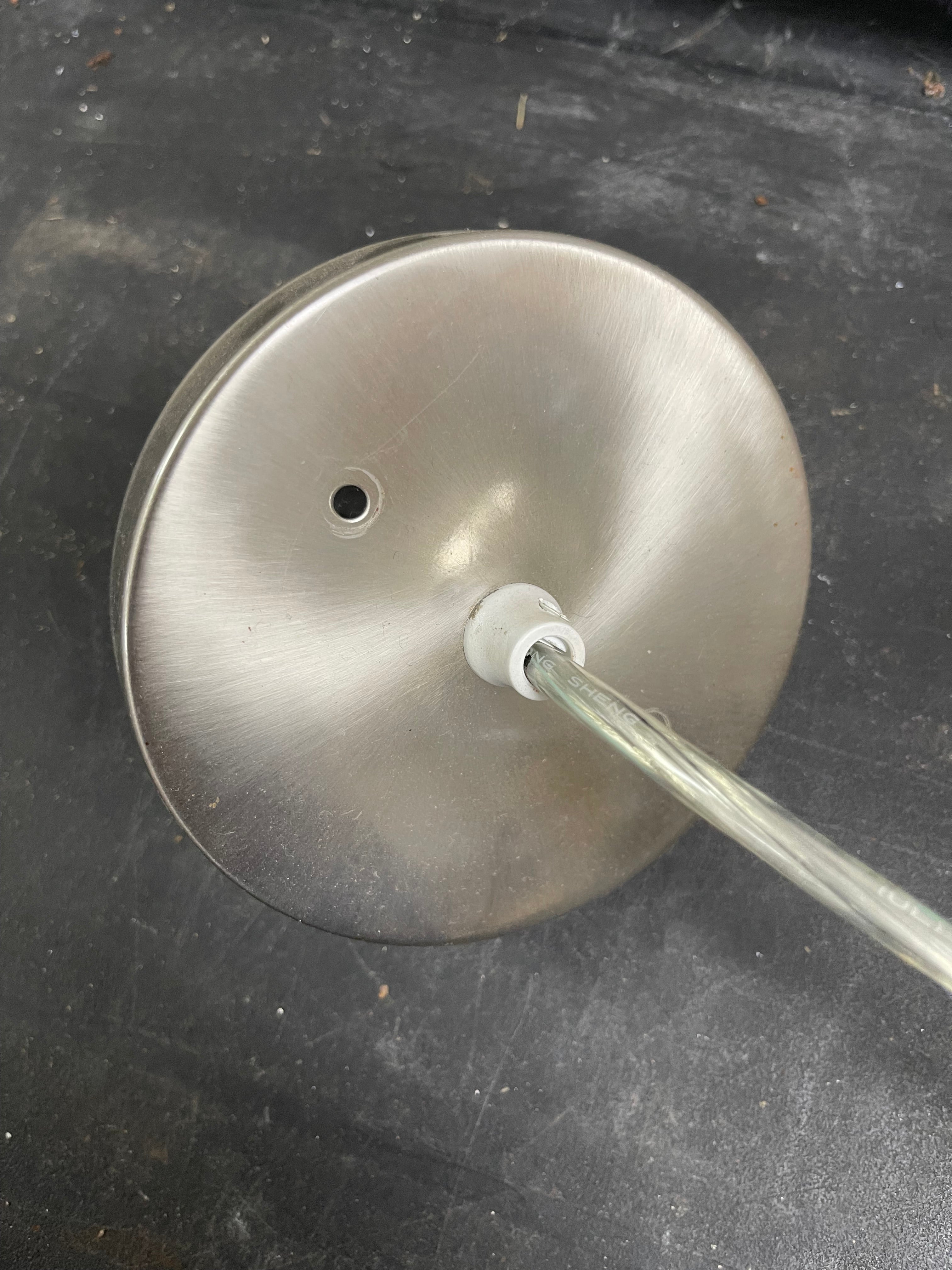 Used 8" Ceiling Pendant Light 34" Long