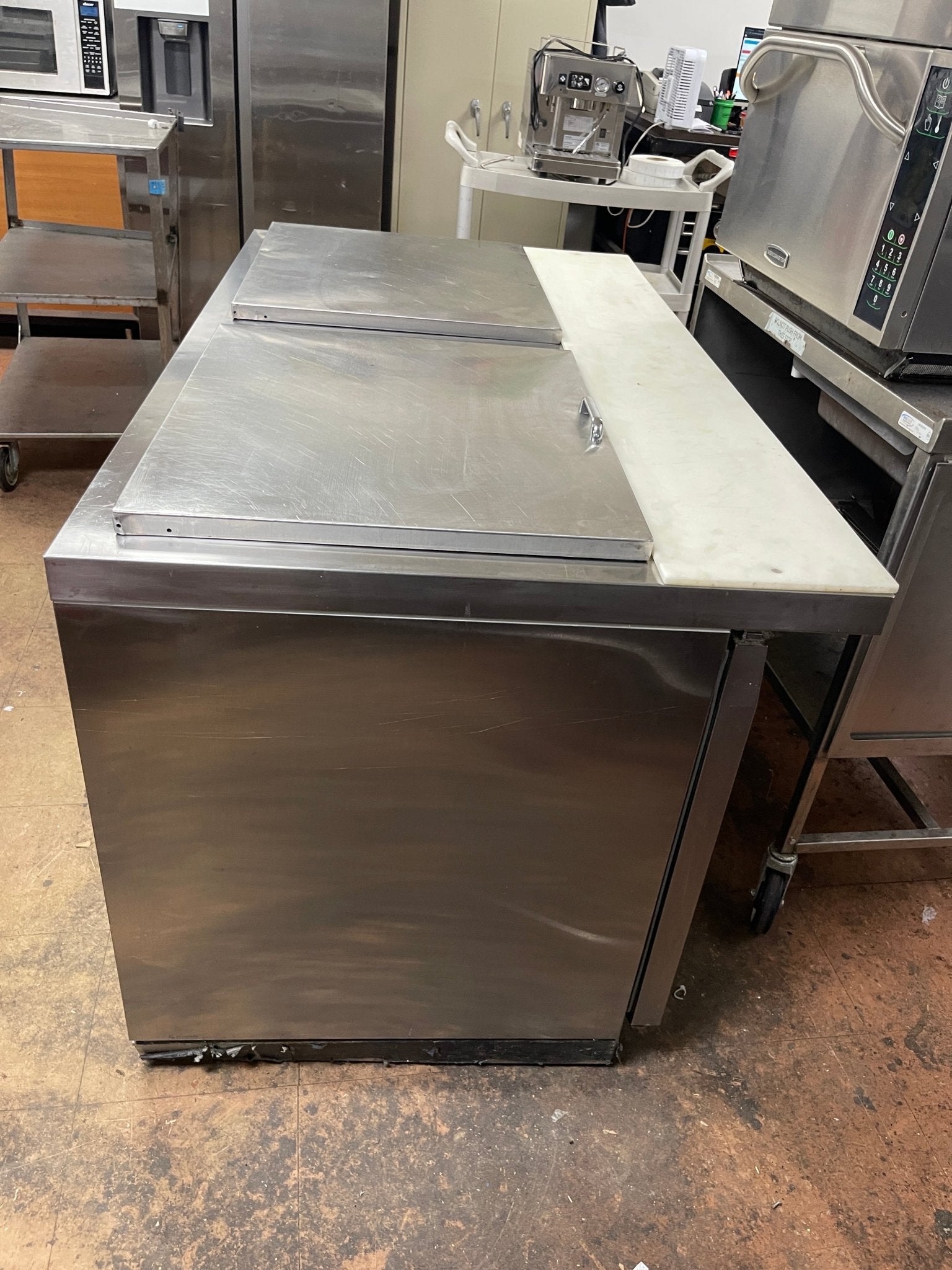 Used Continental SW60 - 24M Refrigerator Flat Top Prep - Table - Used - Falcon Restaurant Supply - 10