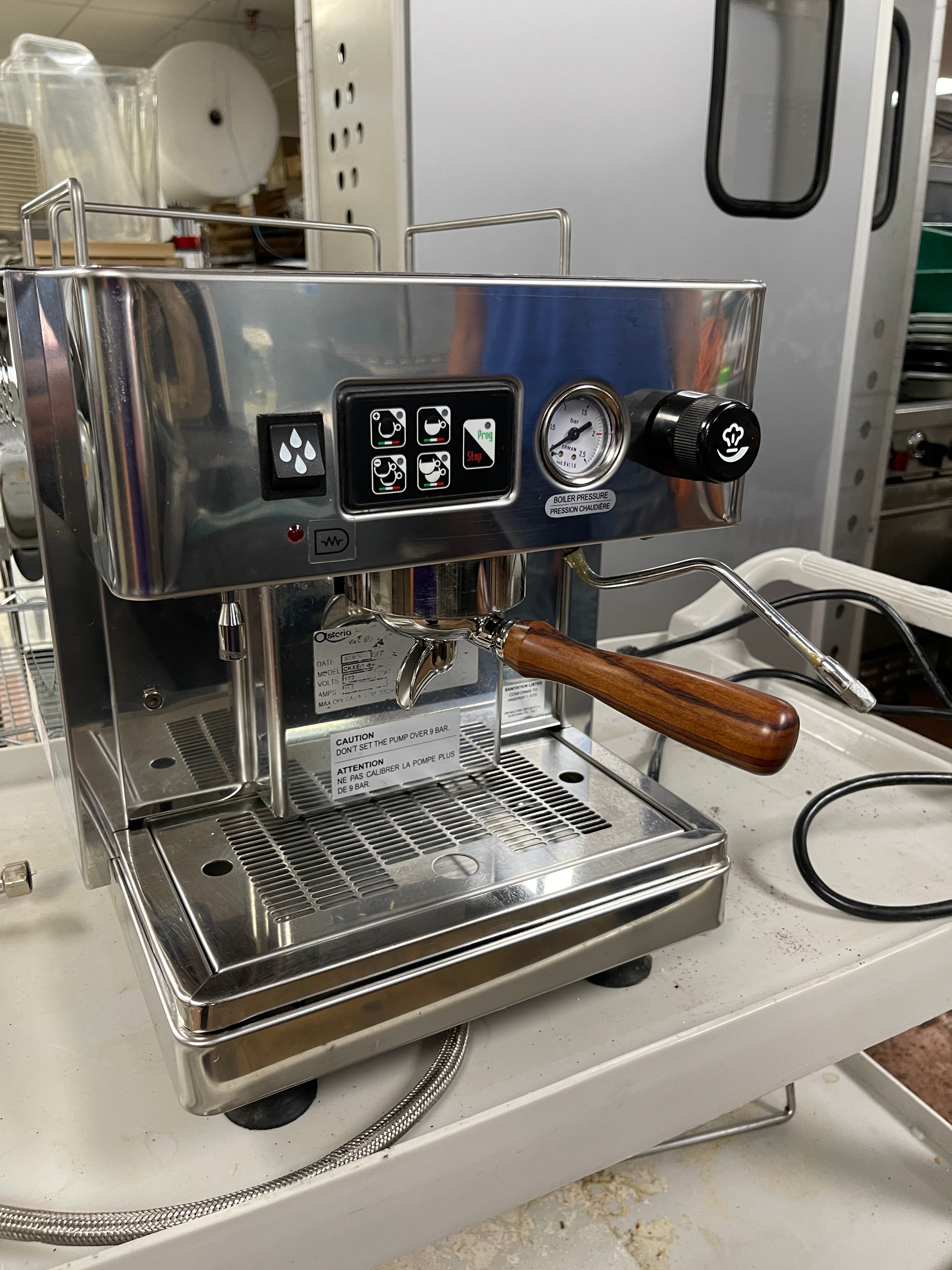 Used Astoria CKXE 1 Group Compact Rotary Espresso Coffee Machine 110V - RLC