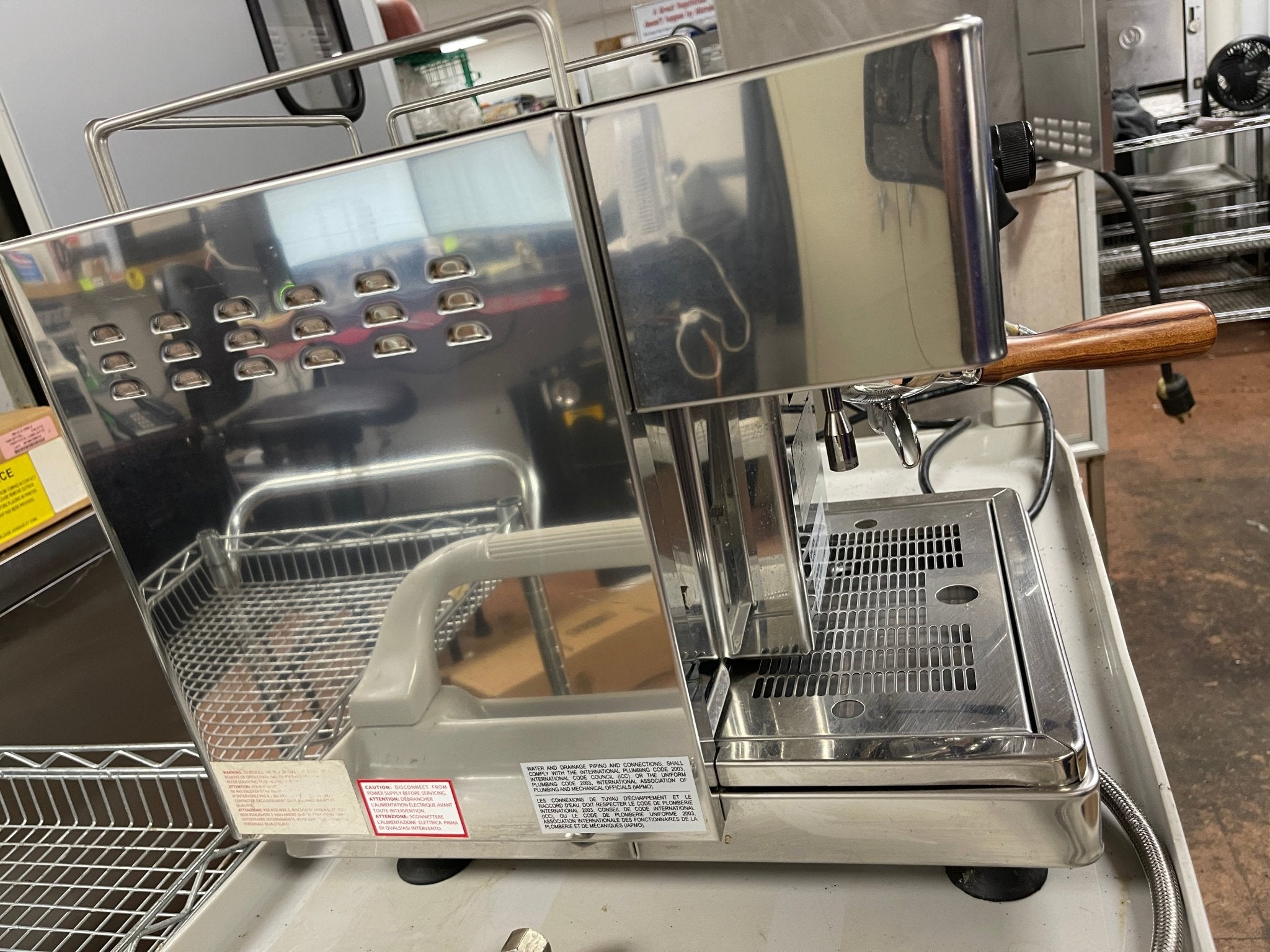 Used Astoria CKXE 1 Group Compact Rotary Espresso Coffee Machine 110V - RLC - Falcon Restaurant Supply - 3