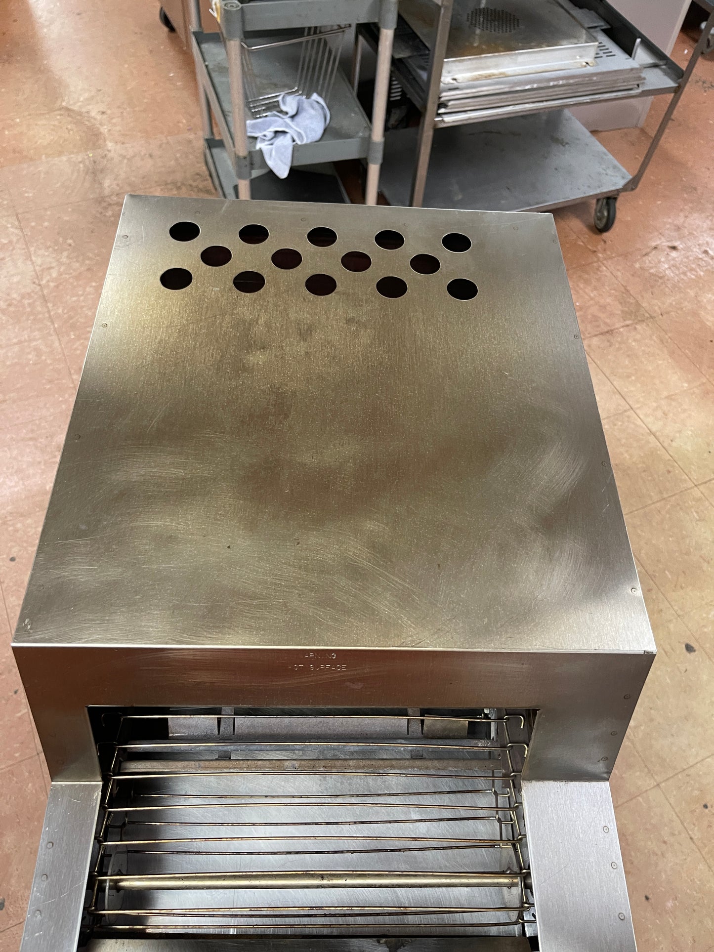 Used Merco Savory RT-2 Conveyor Bread and Bun Toaster 650-950 Slices/hour 208V