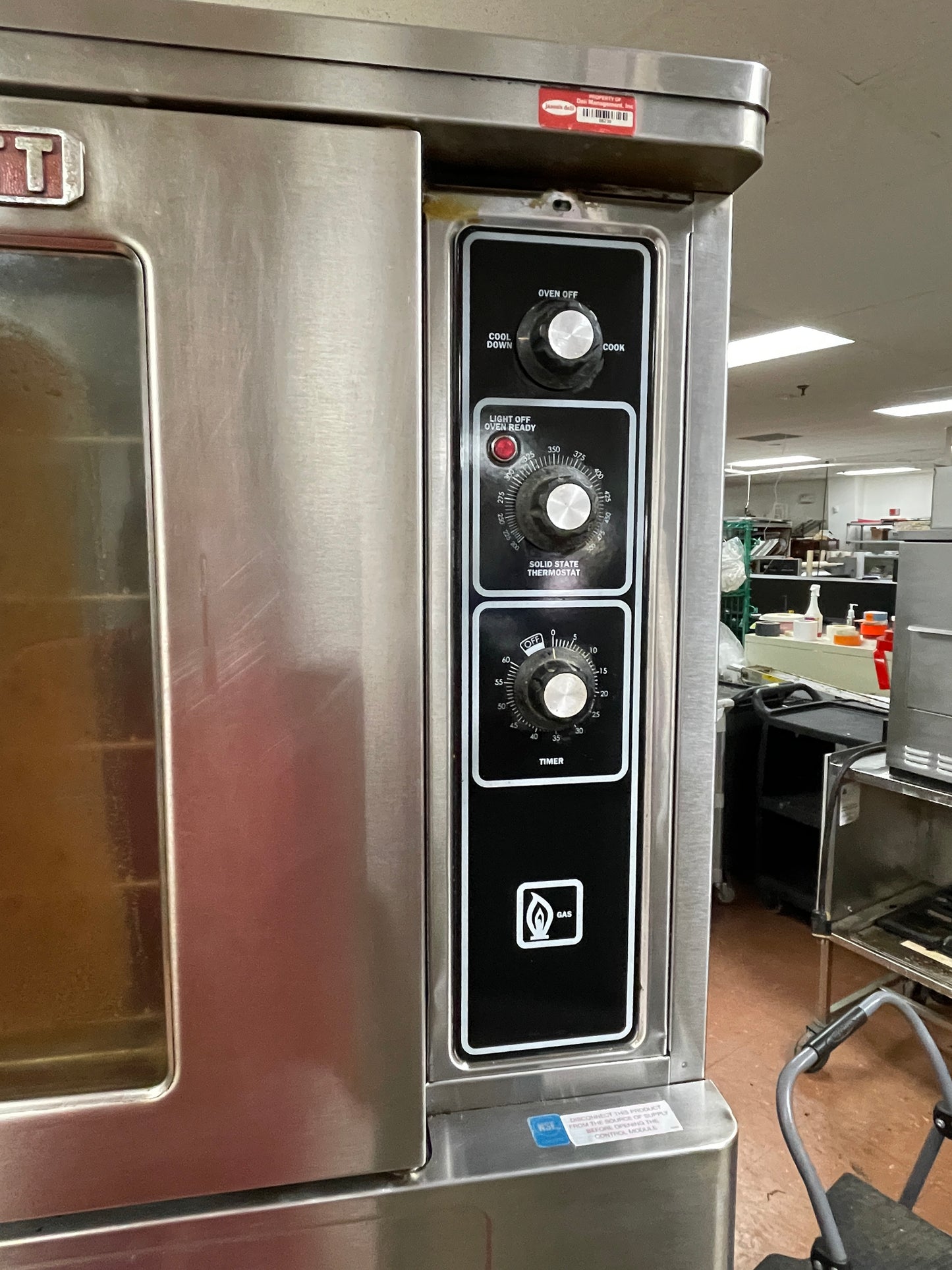 Used Blodgett DFG-50 Double Half Size Natural Gas Convection Oven - JD