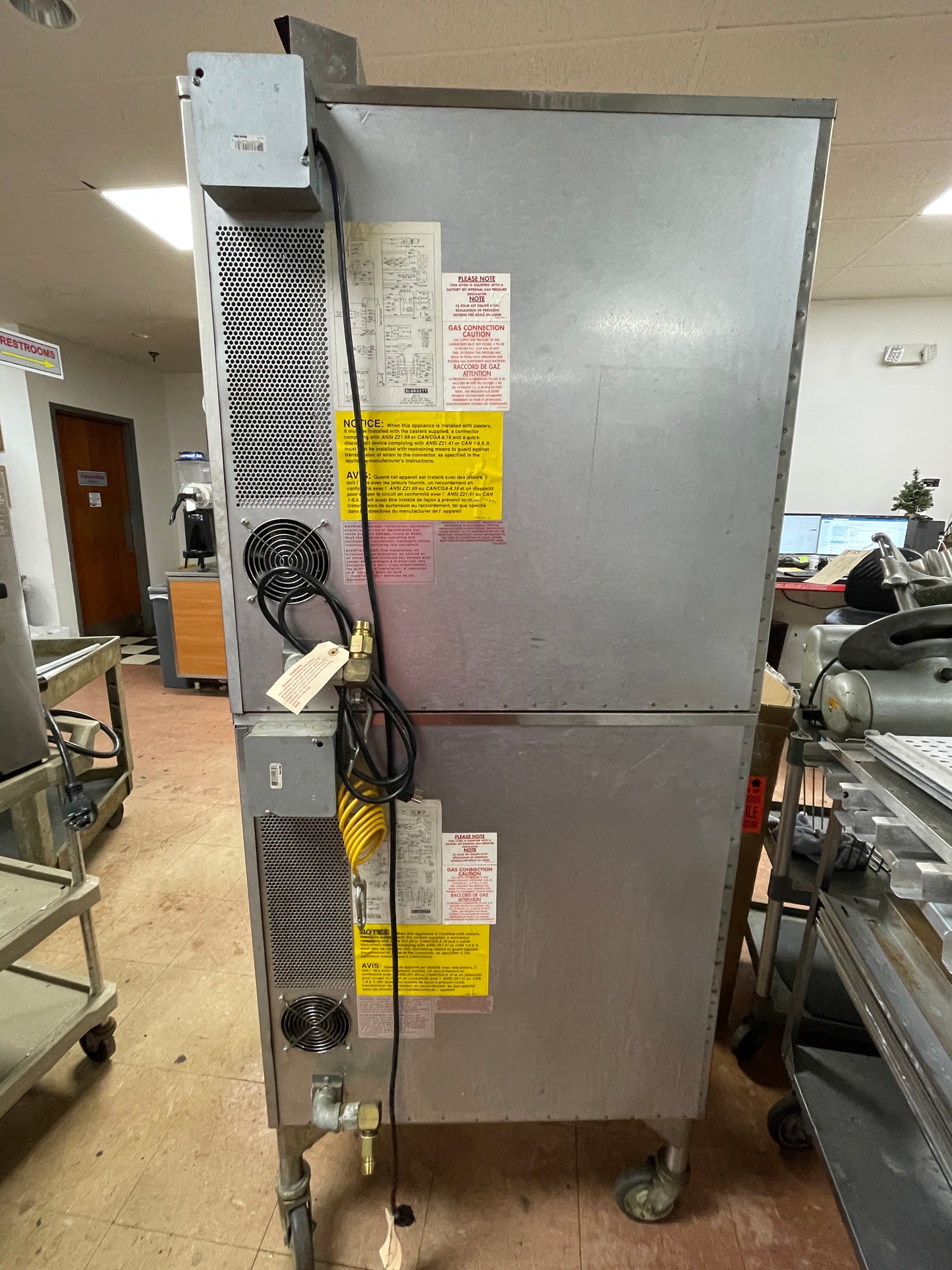 Used Blodgett DFG-50 Double Half Size Natural Gas Convection Oven - JD