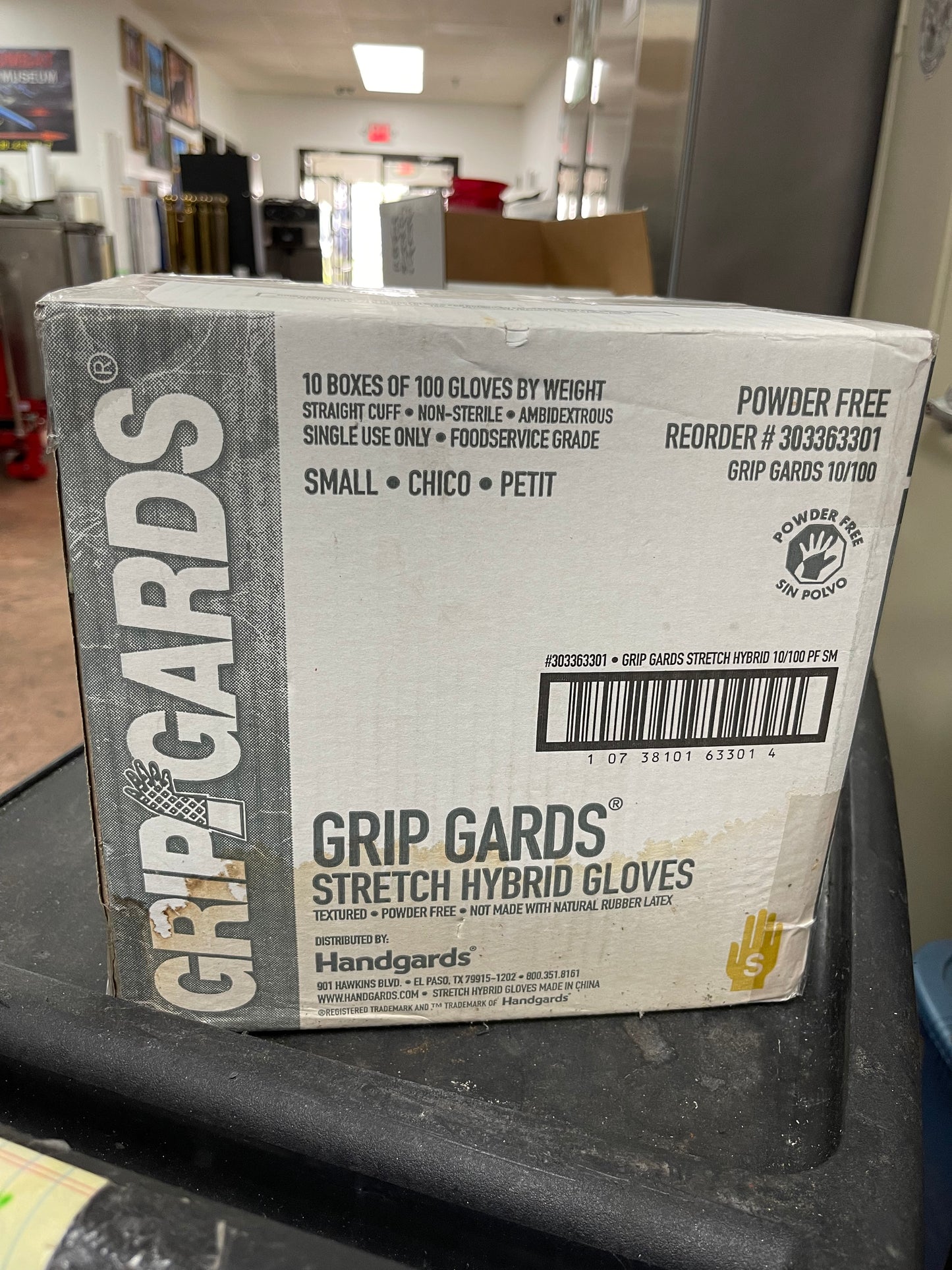 New Grip Gards Gloves Stretch Clear Small, PK1000 Case