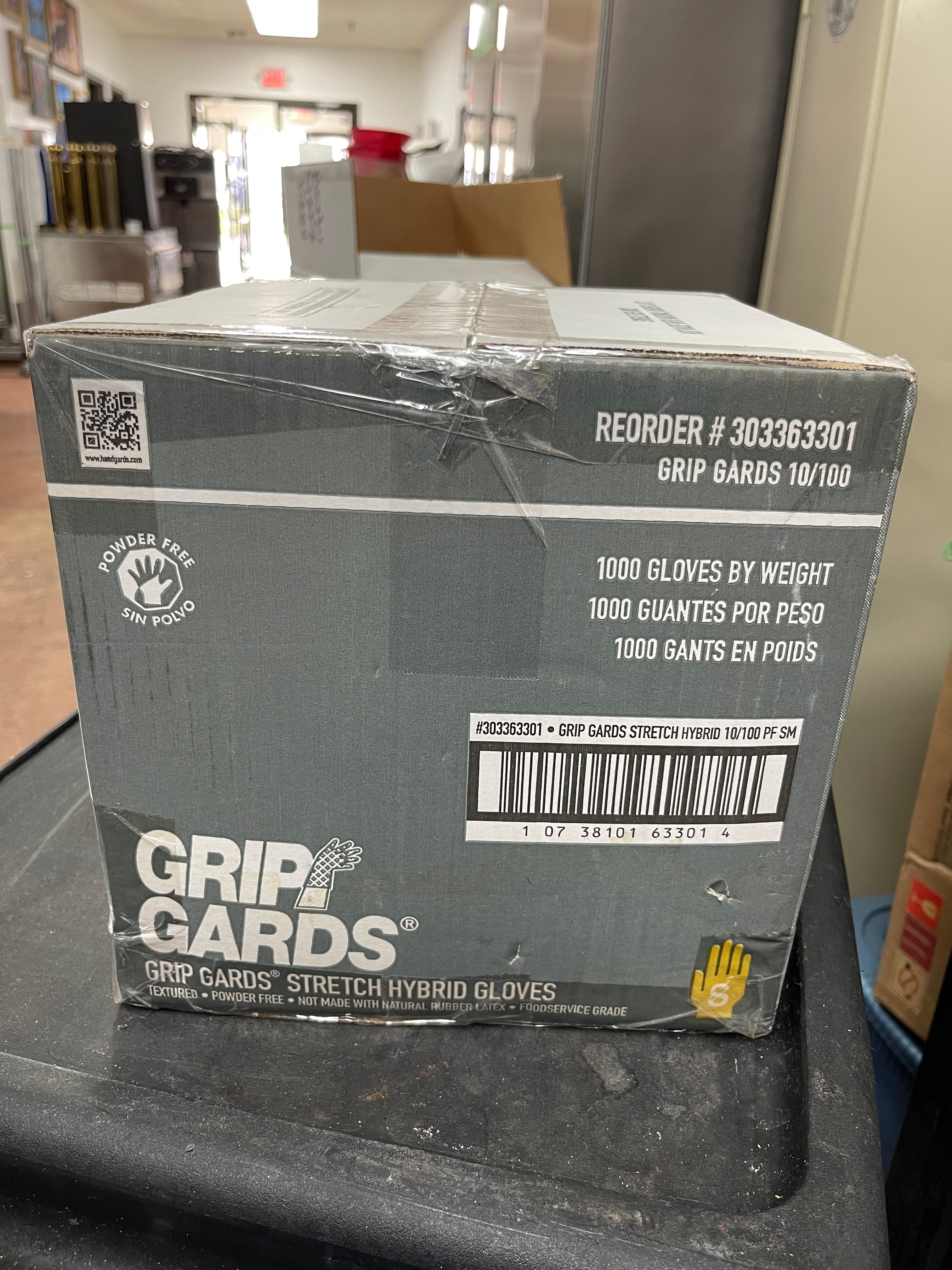 New Grip Gards Gloves Stretch Clear Small, PK1000 Case