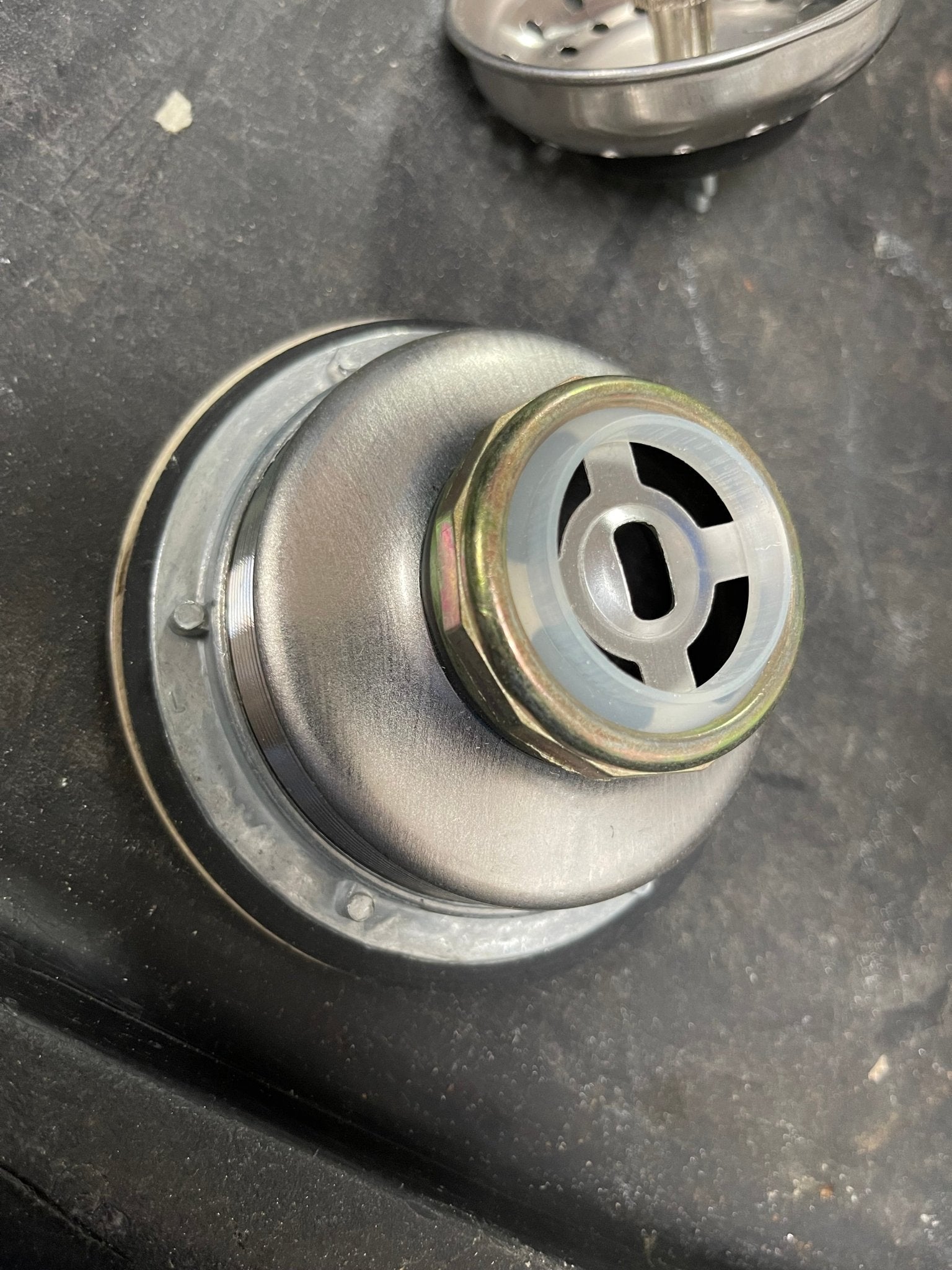 New ADVANCE TABCO K - 6 Sink Drain 4 1/2" Stainless Steel Threaded - Falcon Restaurant Supply - 6