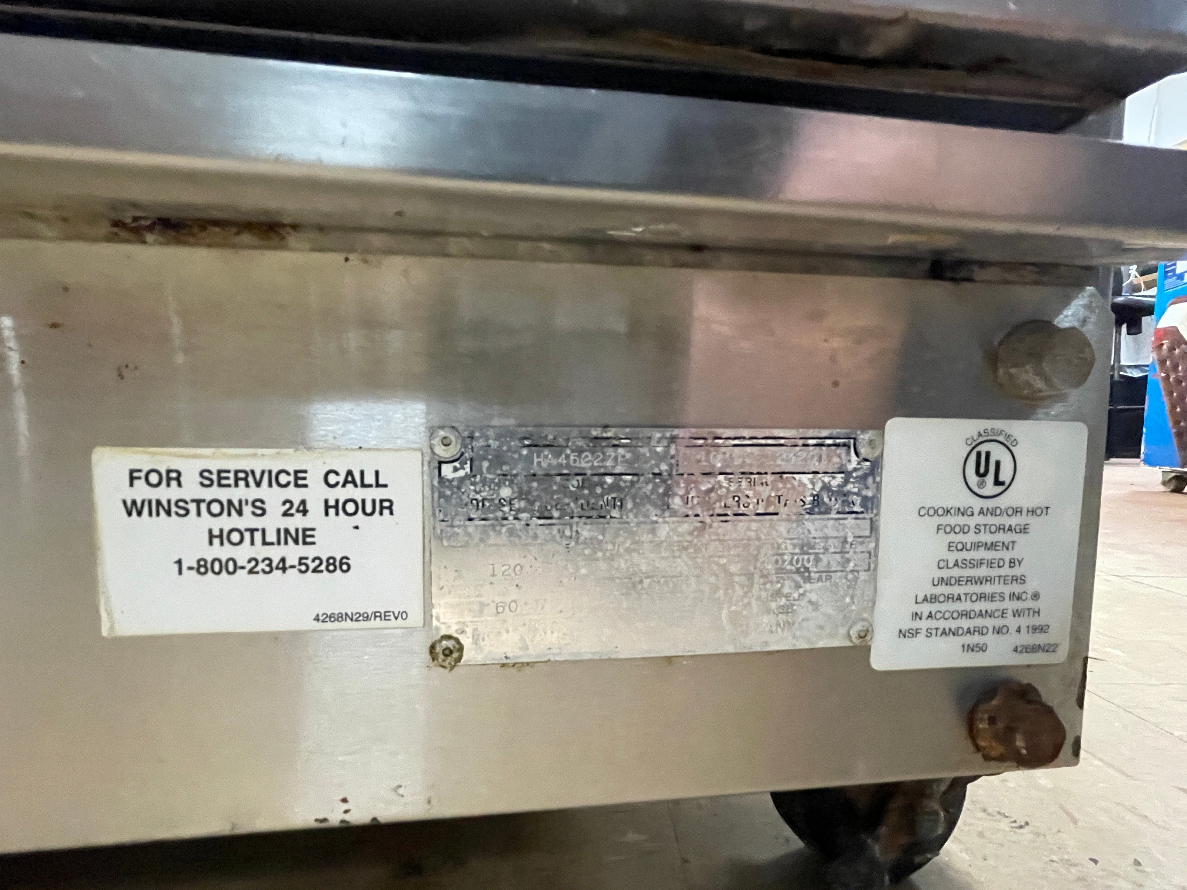 Used Winston HA4522ZE CVAP Pass Through Humidified Heated Holding Cabinet 120V