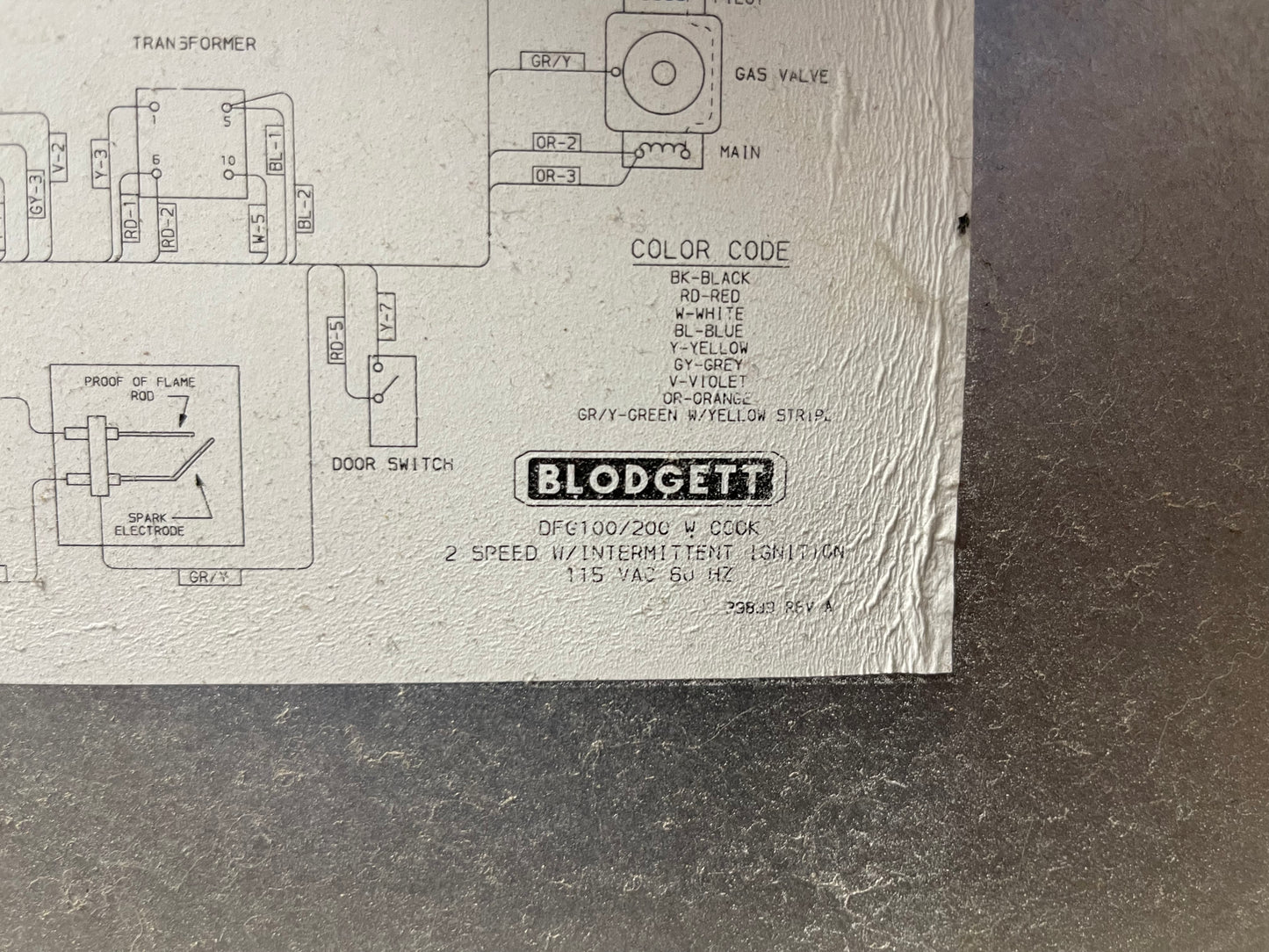 Used Blodgett Double Stacked Full-size Convection Oven Natural Gas