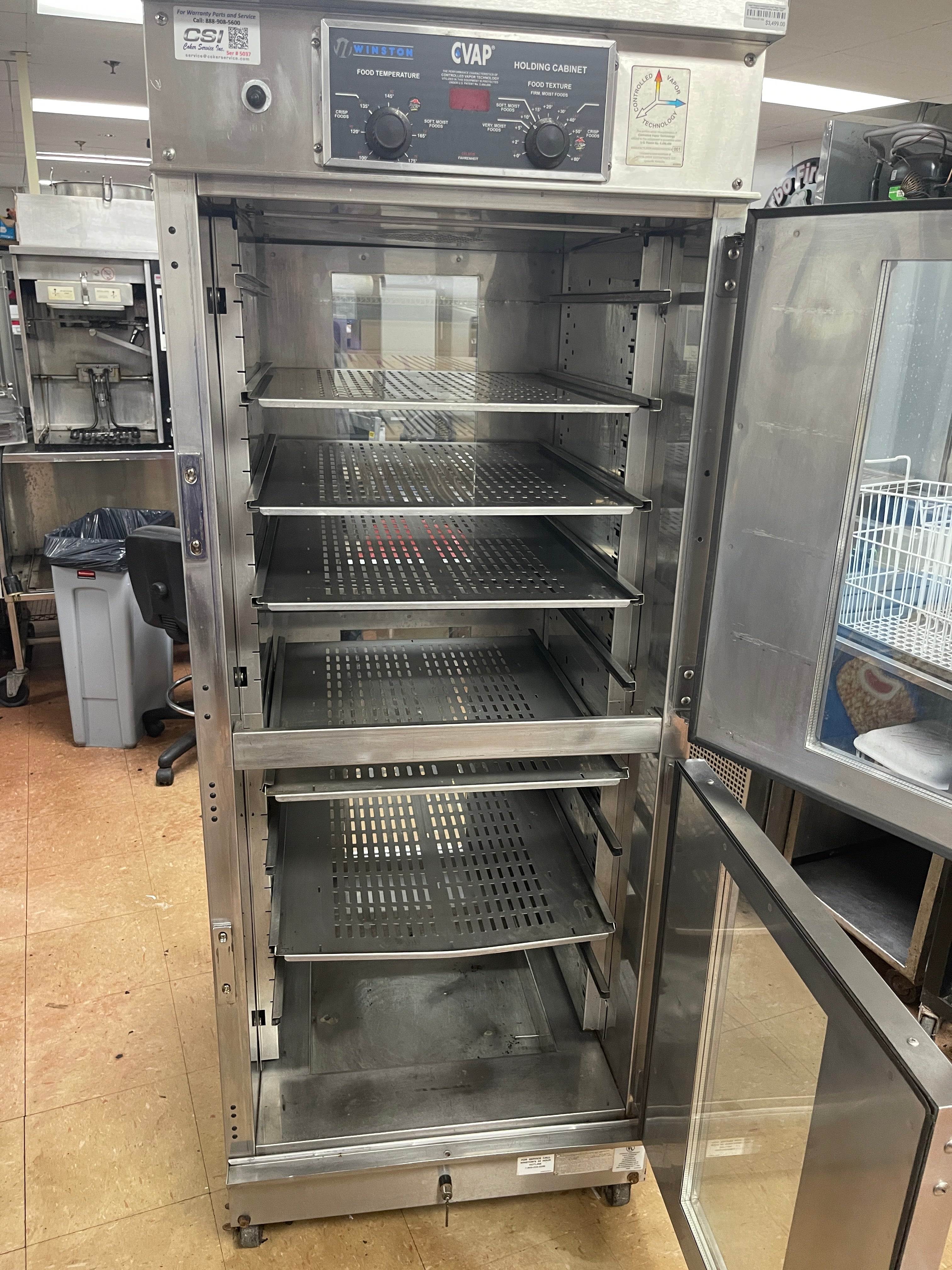 Used Winston HA4522ZE CVAP Pass Through Humidified Heated Holding Cabinet 120V